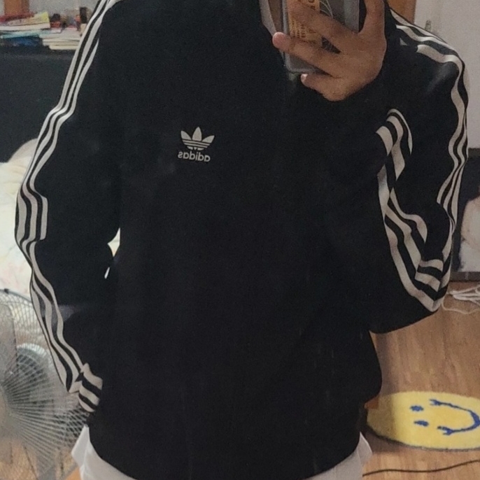 Adidas Adicolor Classic Beckenbauer Track Top Black - KR Sizing 착용 스타일