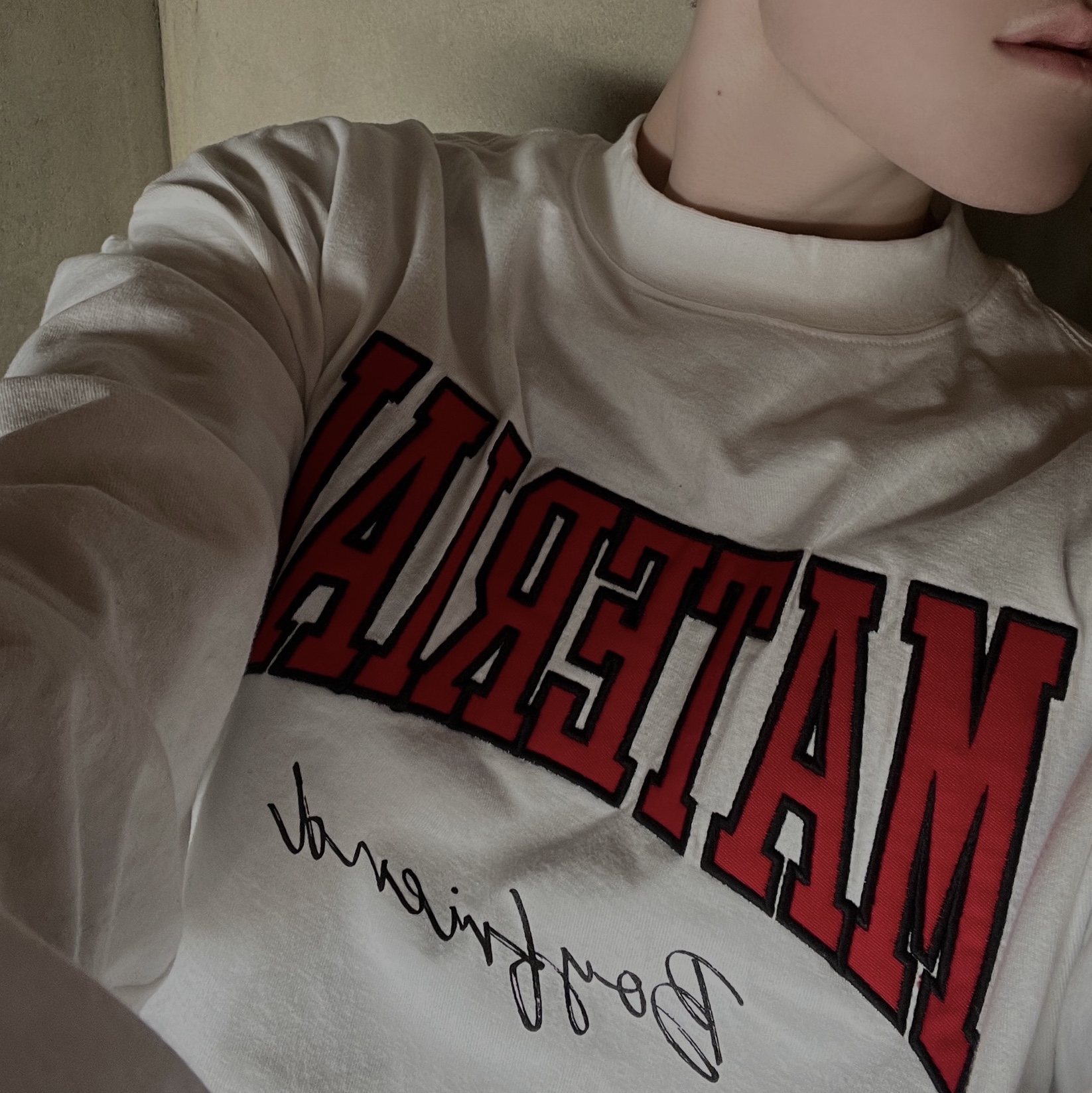 Project G/R Asura Long Sleeve White, Balenciaga Steroid Derby Black 착용 스타일 - 4