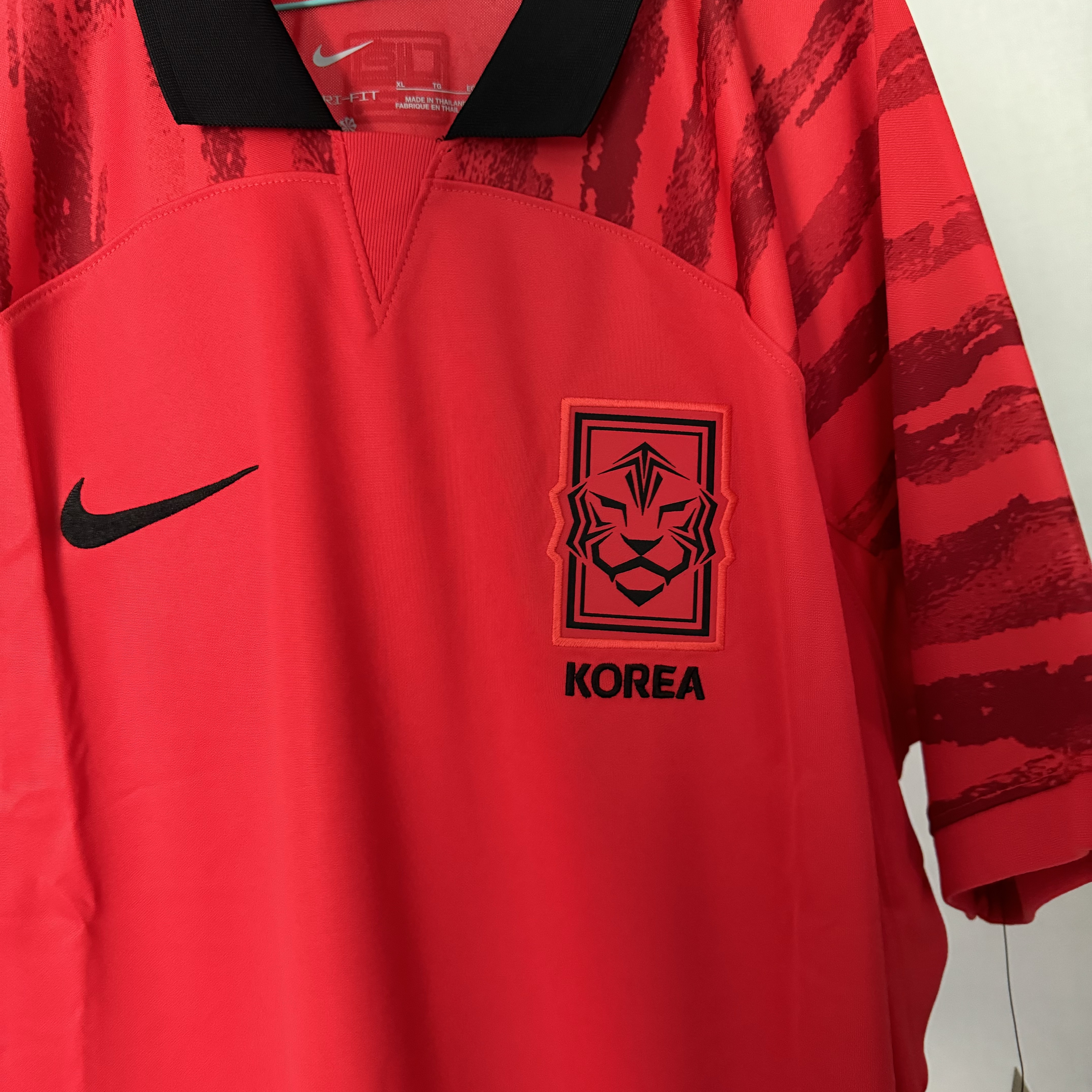 Nike Korea Dri-Fit Stadium Home SS Jersey Global Red - Asia (Non Marking Ver.) 착용 스타일