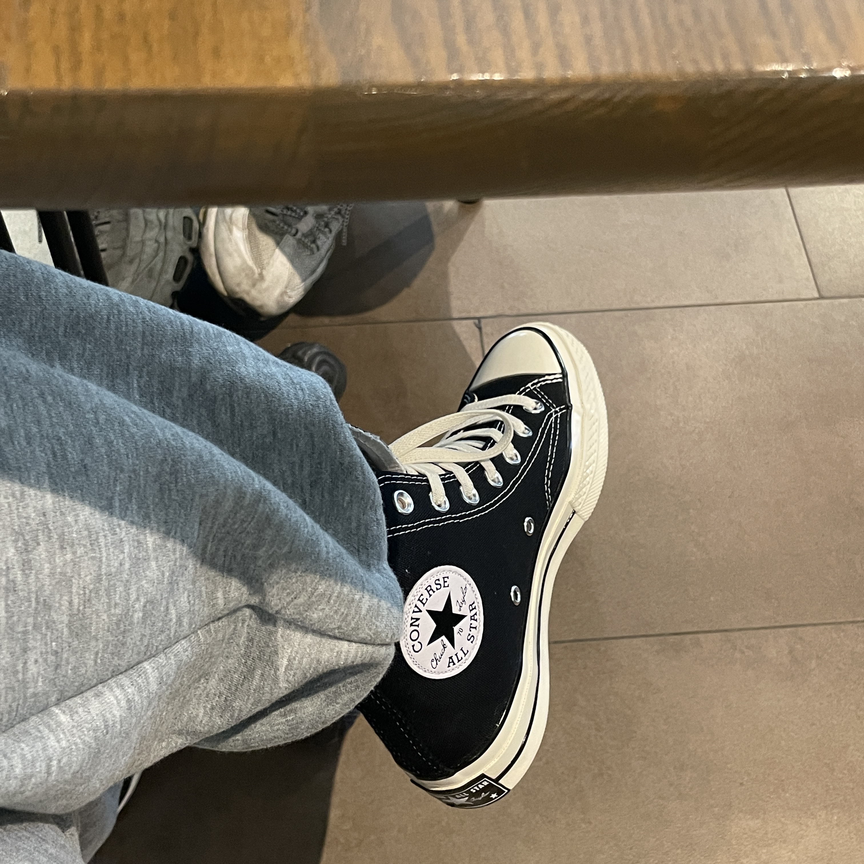 Converse Chuck 70 Hi Black 착용 스타일