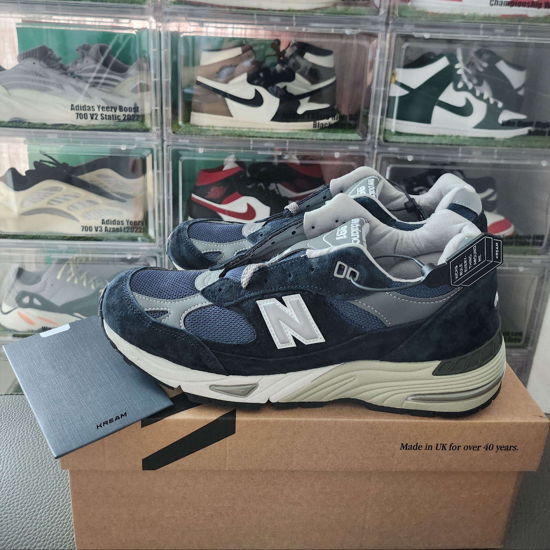 New Balance 991 Made in UK Navy 착용 스타일