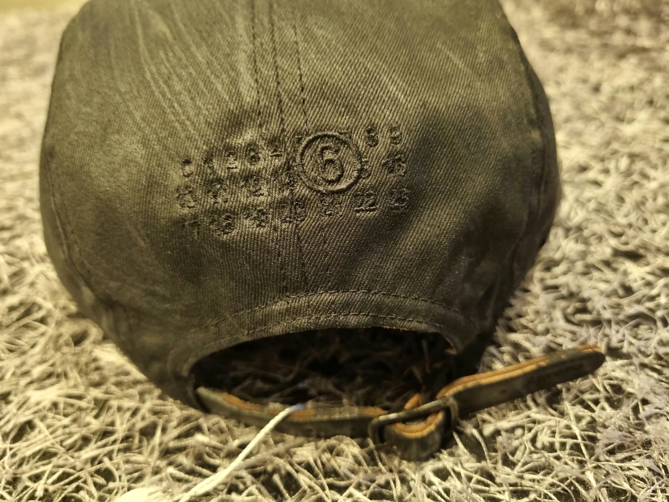 Supreme x MM6 Maison Margiela Painted Camp Cap Black - 24SS 착용 스타일 - 2