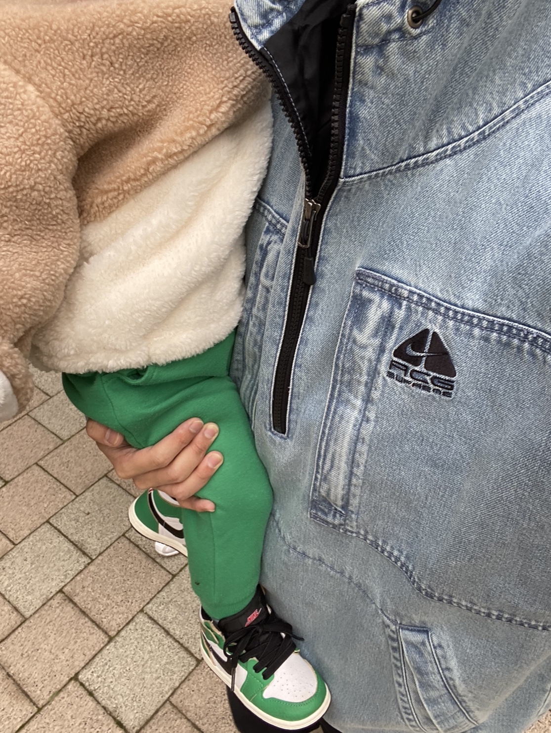 Supreme x Nike ACG Denim Pullover Washed Blue - 22FW 착용 스타일 - 1