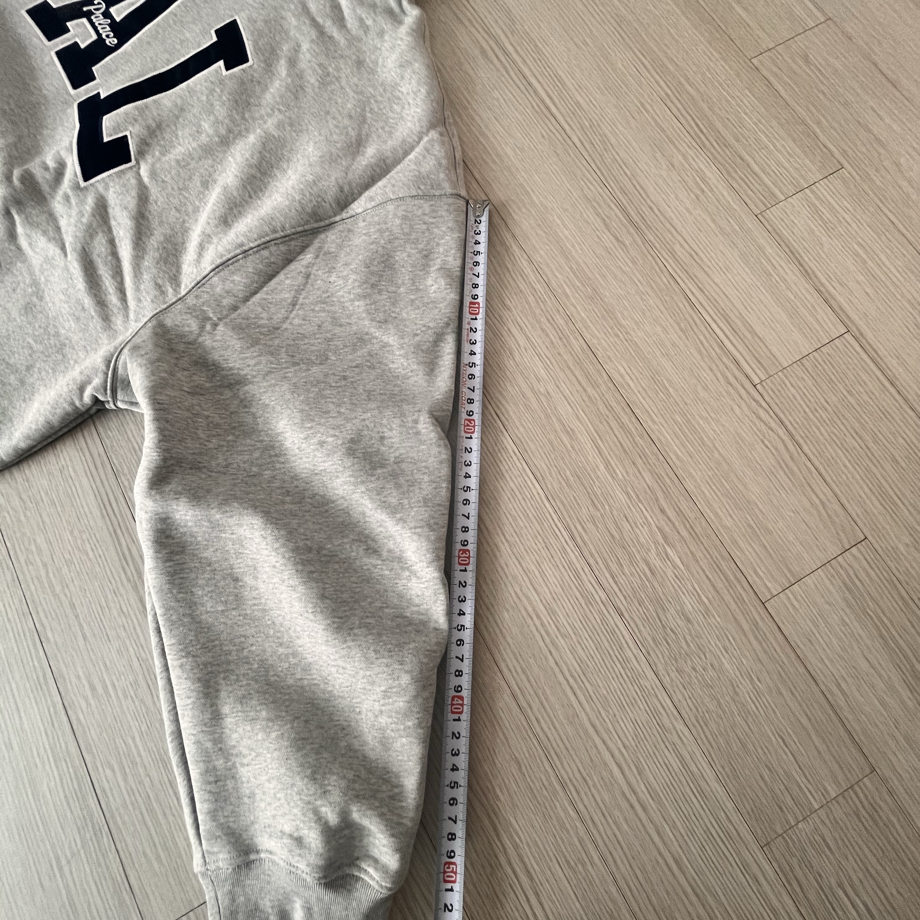 Palace x Gap Hood Grey - 24SS 착용 스타일 - 1