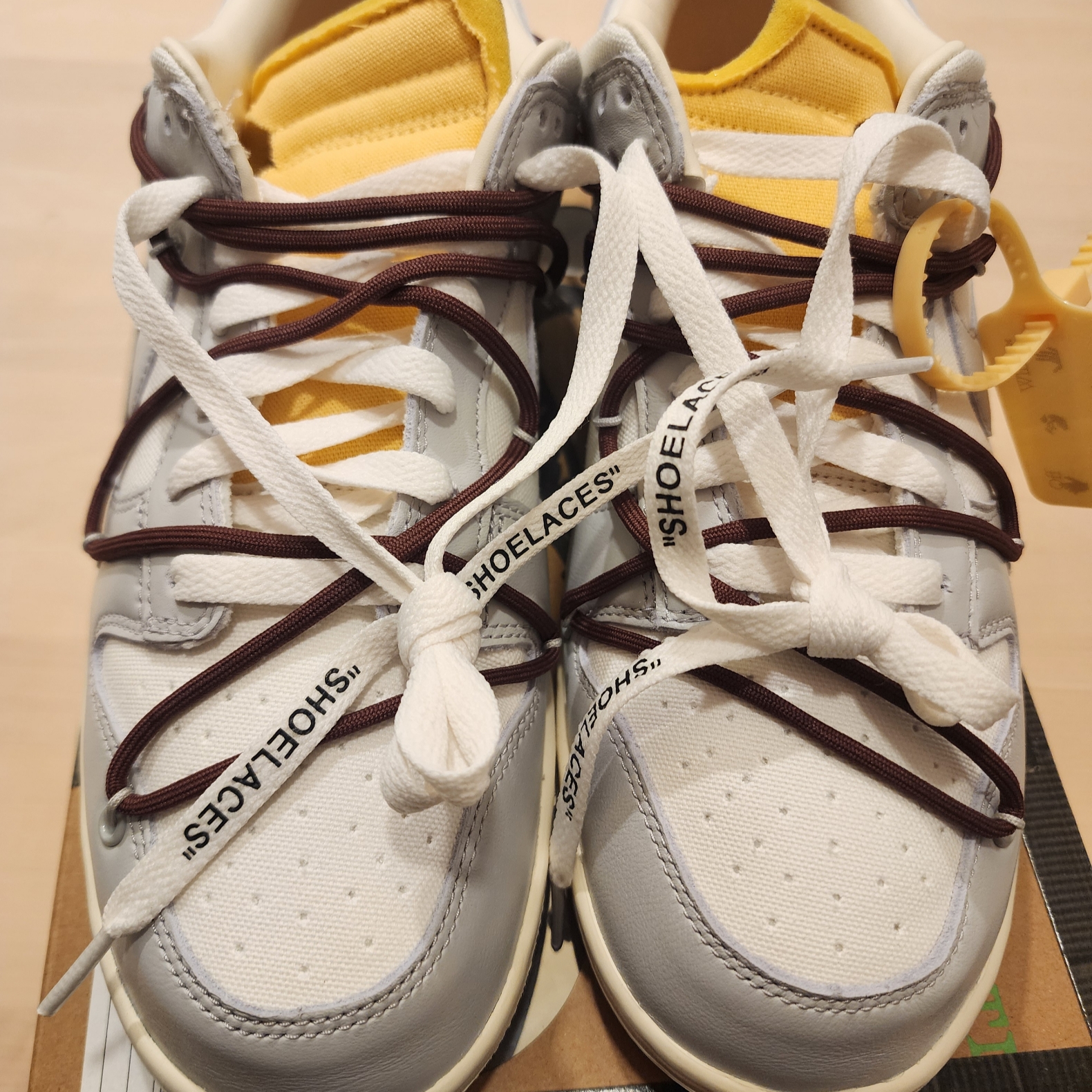 Nike x Off-White Dunk Low The 50 - Lot 46 착용 스타일 - 2