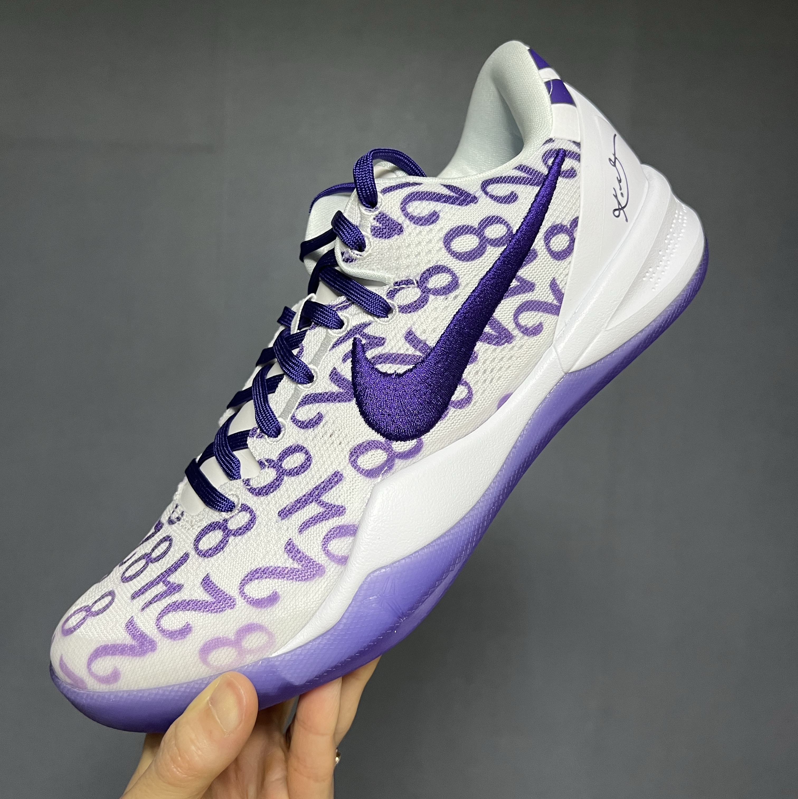 Nike Kobe 8 Protro Court Purple 착용 스타일