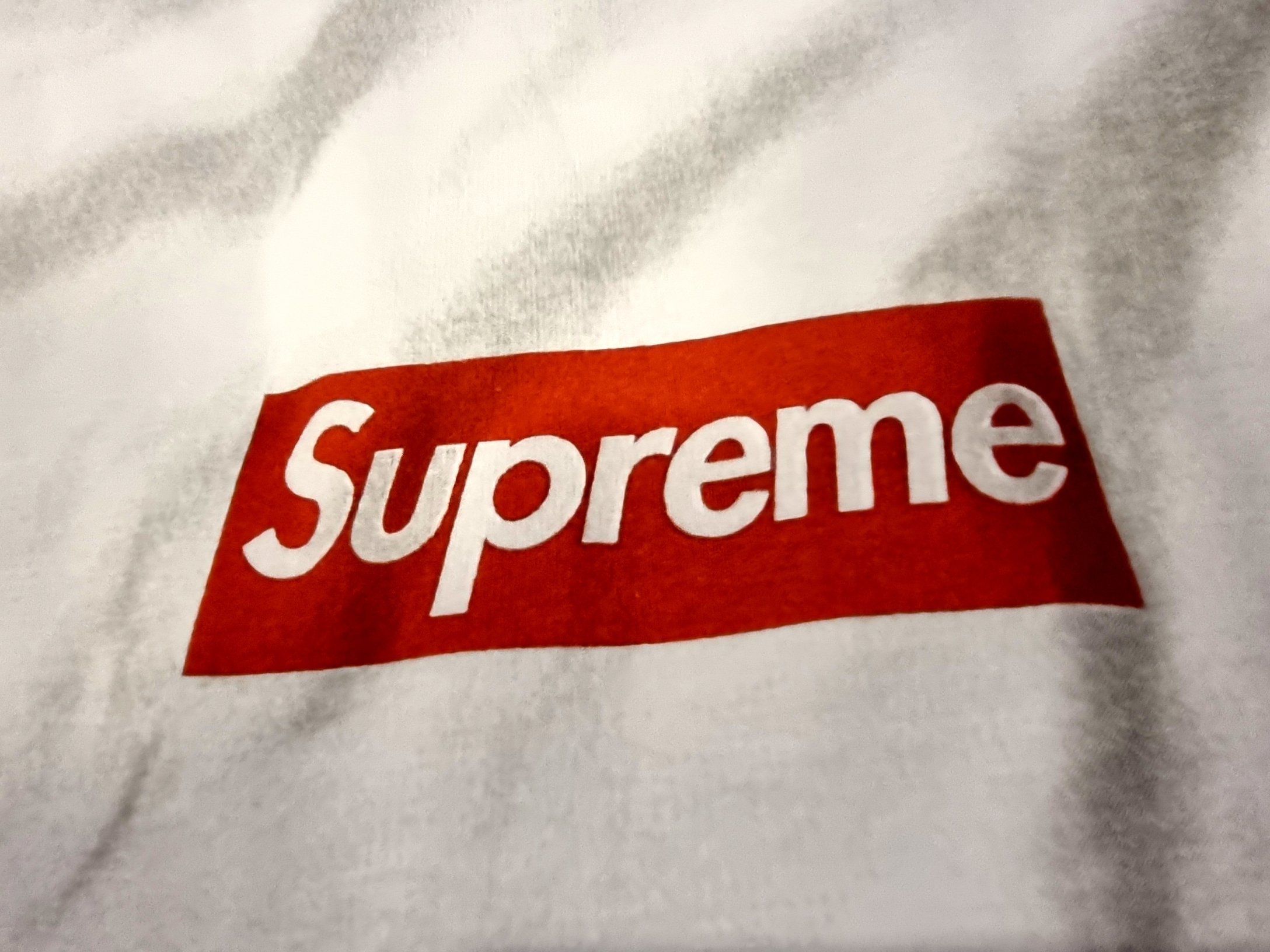 Supreme x MM6 Maison Margiela Box Logo T-Shirt White - 24SS 착용 스타일 - 2