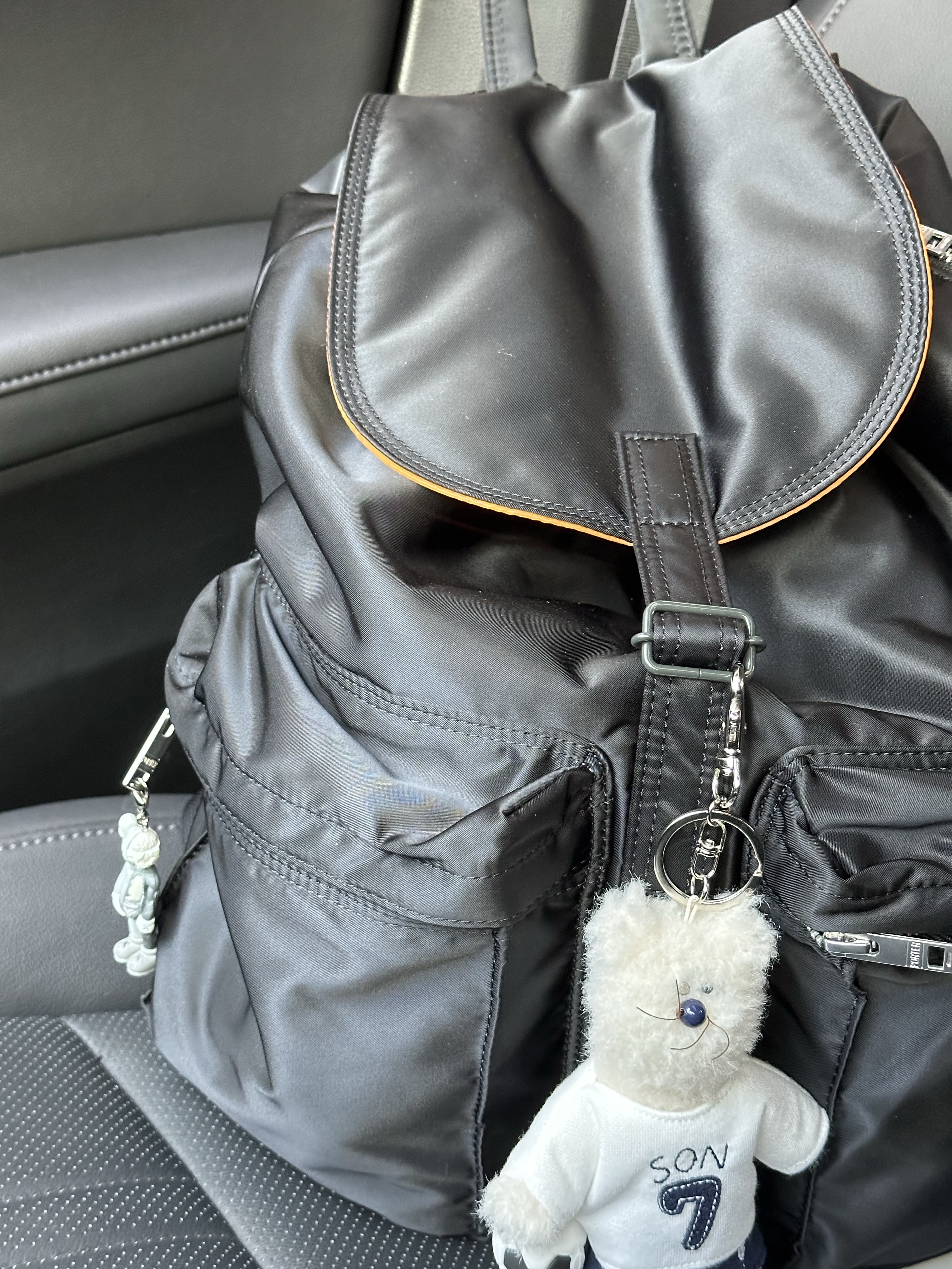 Porter Tanker Backpack Black, [예약 배송] NOS7 x Monamhee SON.hee Cream 착용 스타일