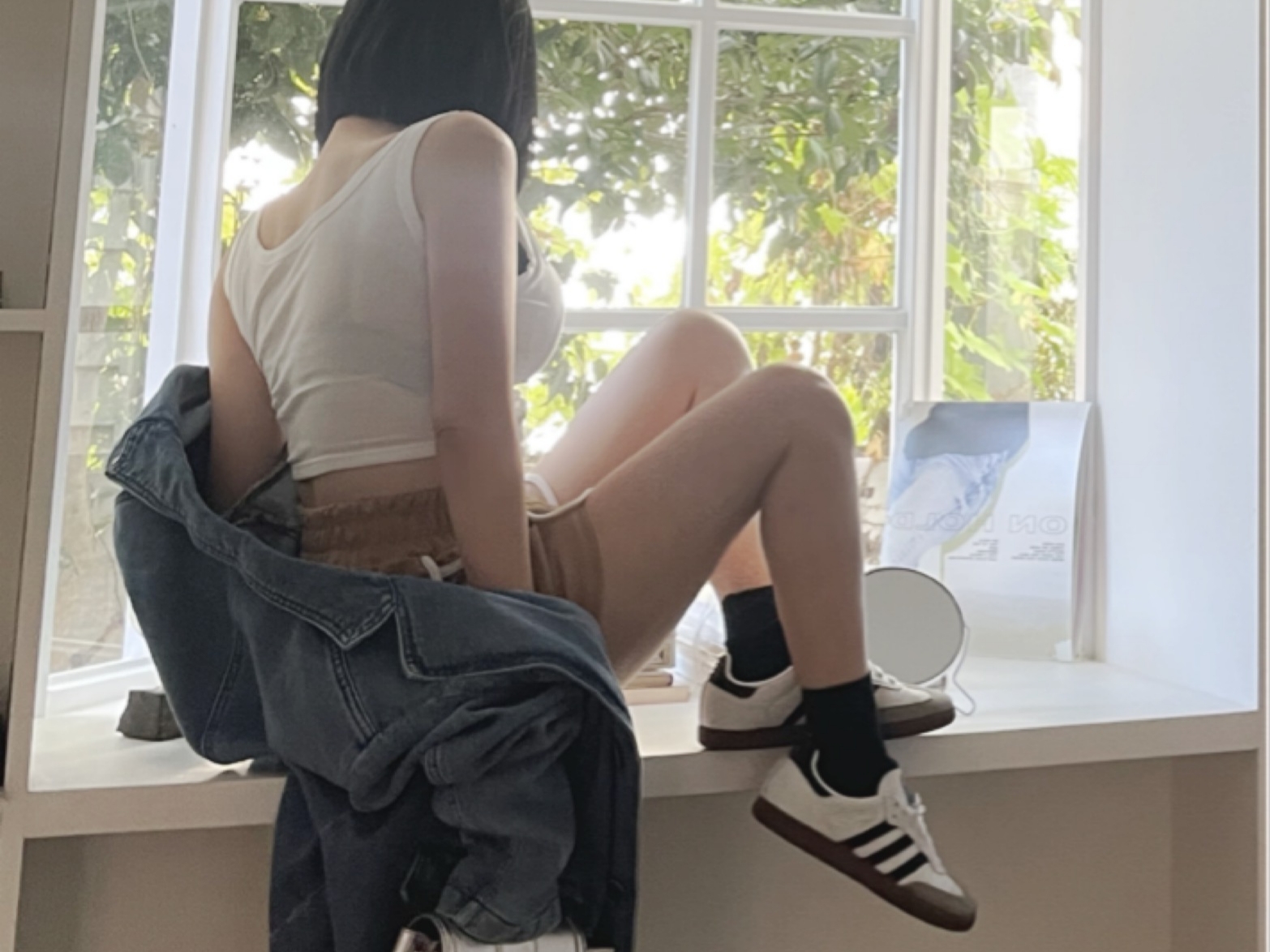 Adidas Samba OG Cloud White 착용 스타일 - 5