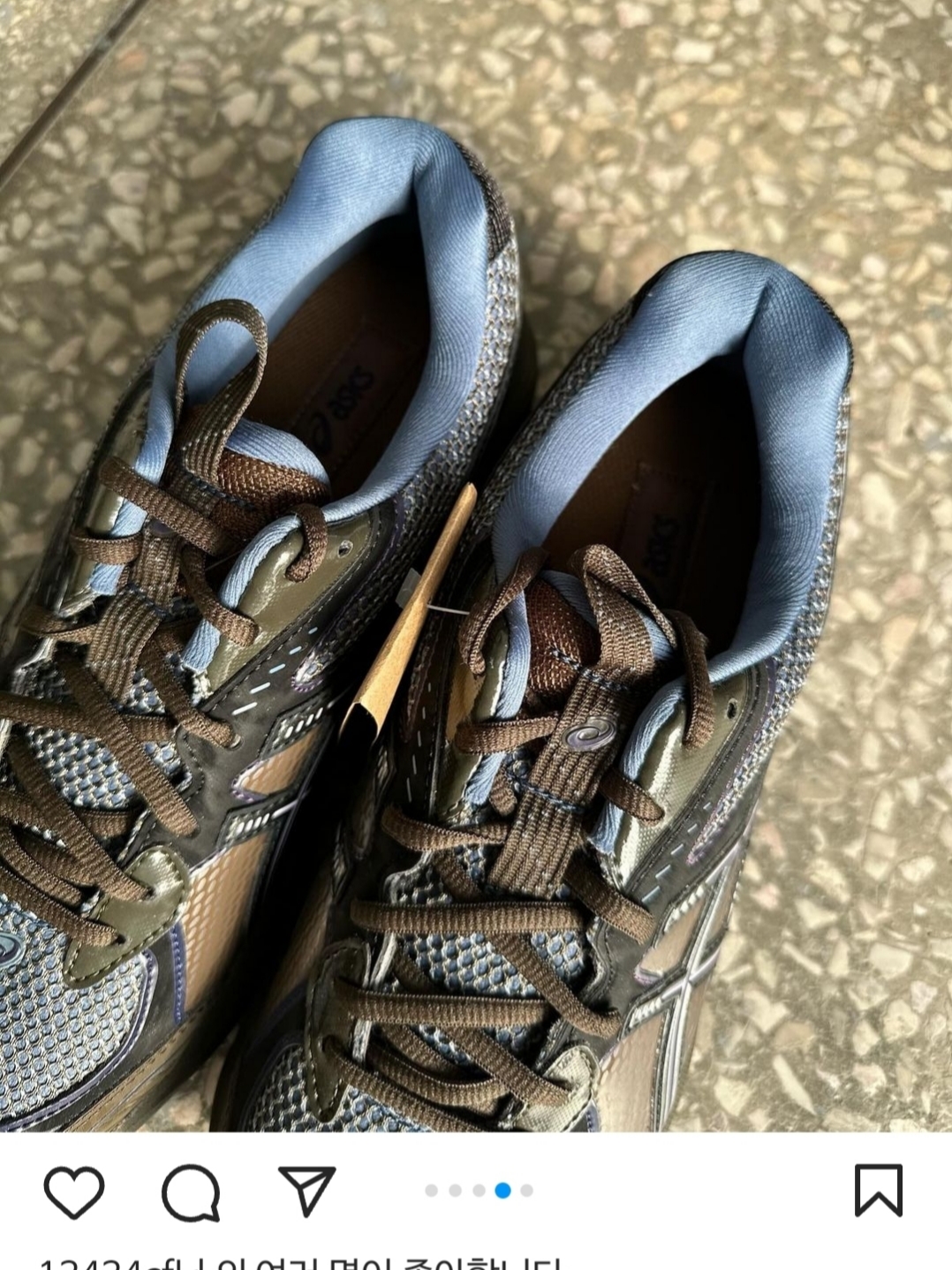 Asics UB6-S GT-2160 Grey Floss Brown Storm 착용 스타일 - 4