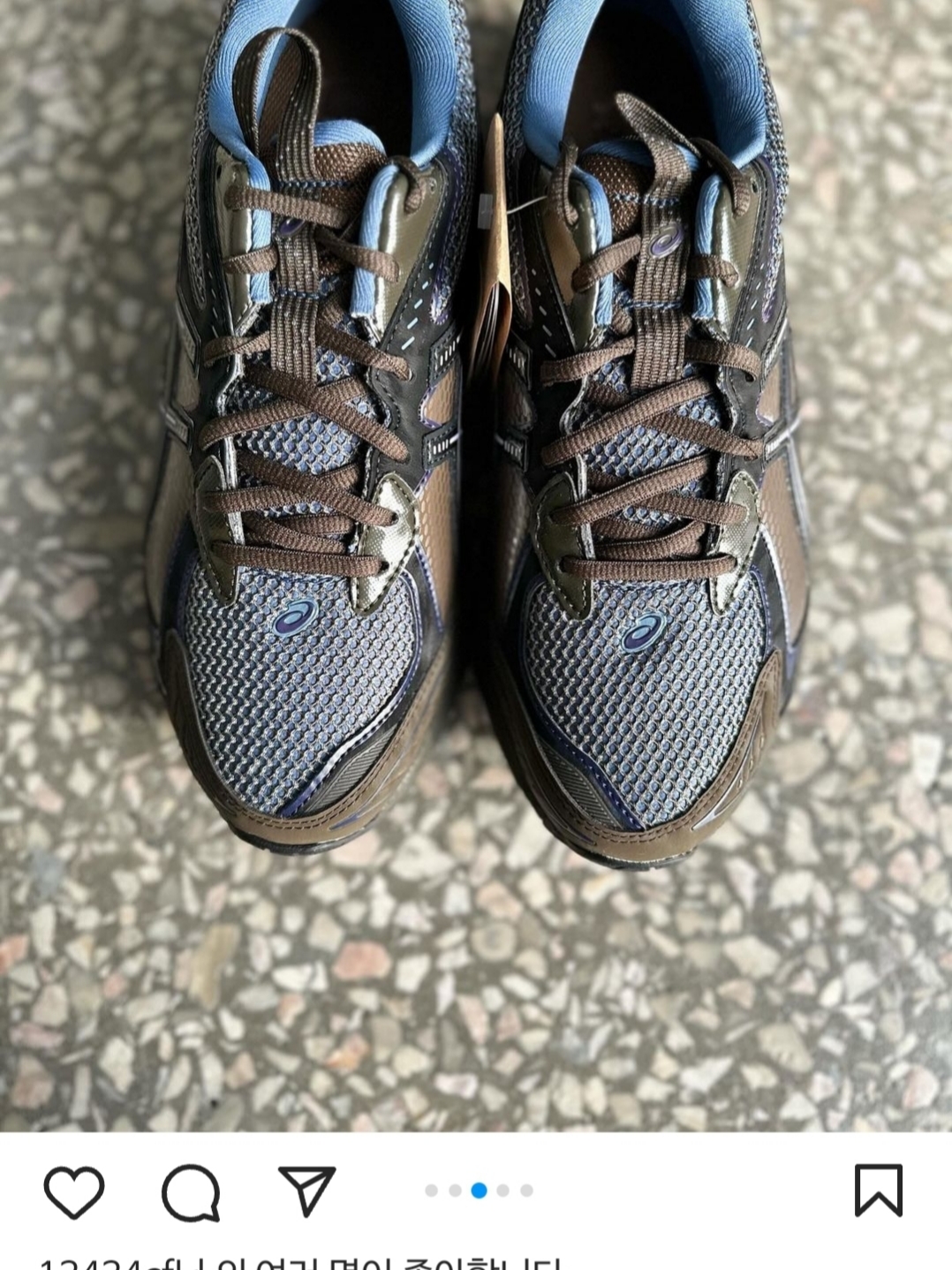Asics UB6-S GT-2160 Grey Floss Brown Storm 착용 스타일 - 3