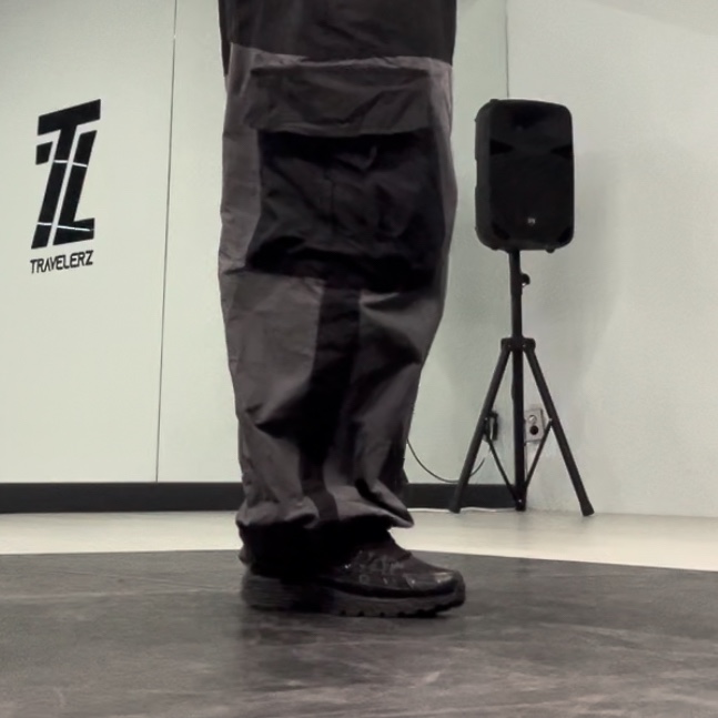 (W) Nike P-6000 Triple Black 착용 스타일
