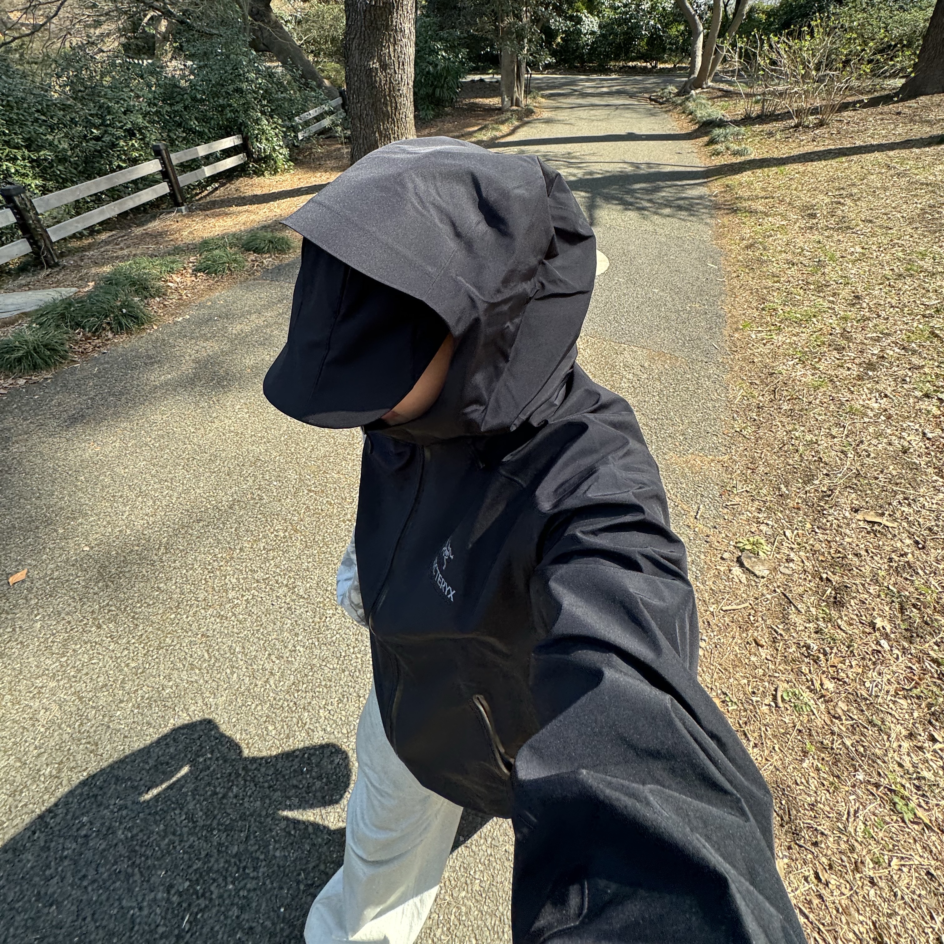 Arc'teryx Beta LT Jacket Black 착용 스타일 - 2