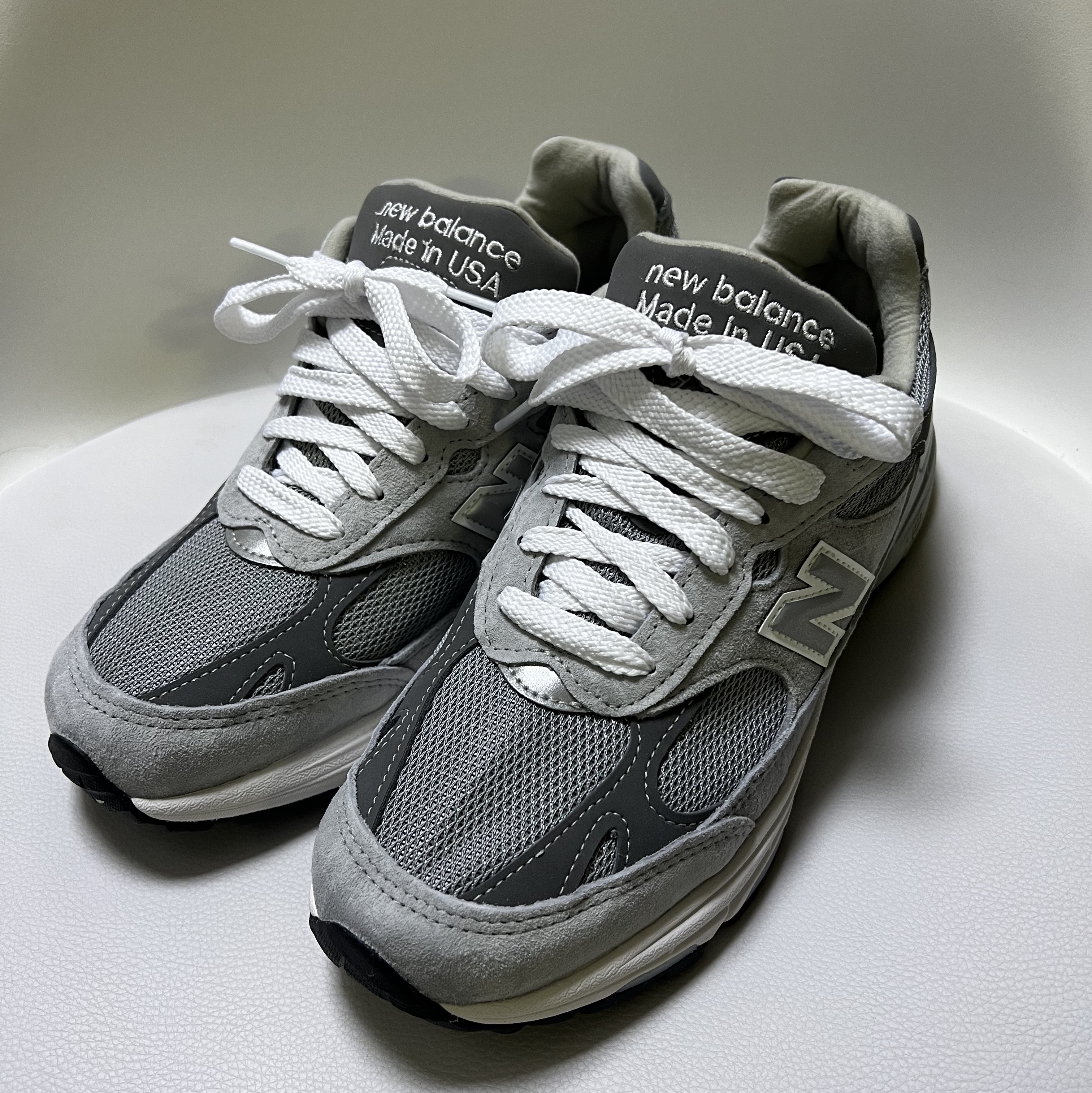 New Balance 993 Made in USA Grey - D Standard 착용 스타일