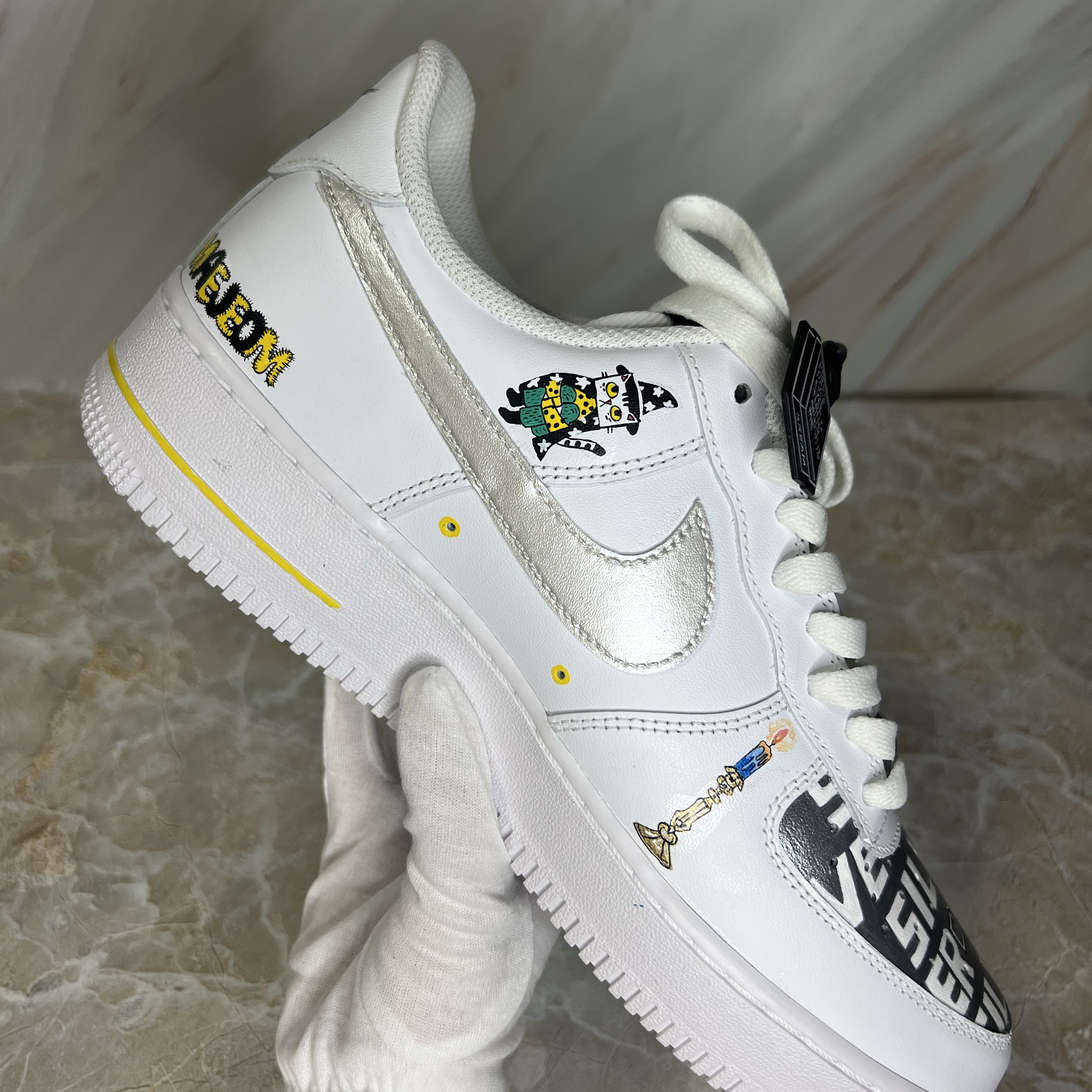 Nike Air Force 1 '07 Low White 착용 스타일 - 3
