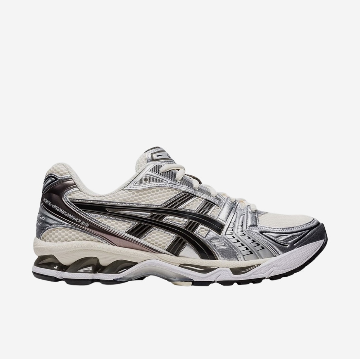 Asics Gel-Kayano 14 Cream Black 착용 스타일