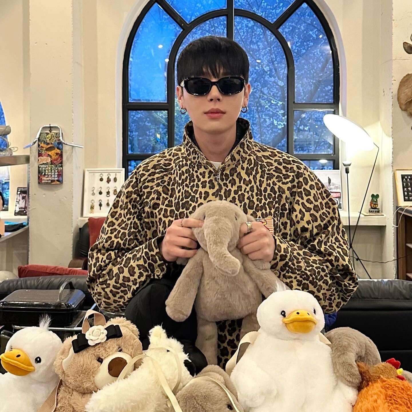 Supreme x Toy Machine Harrington Jacket Leopard - 24SS 착용 스타일 - 2