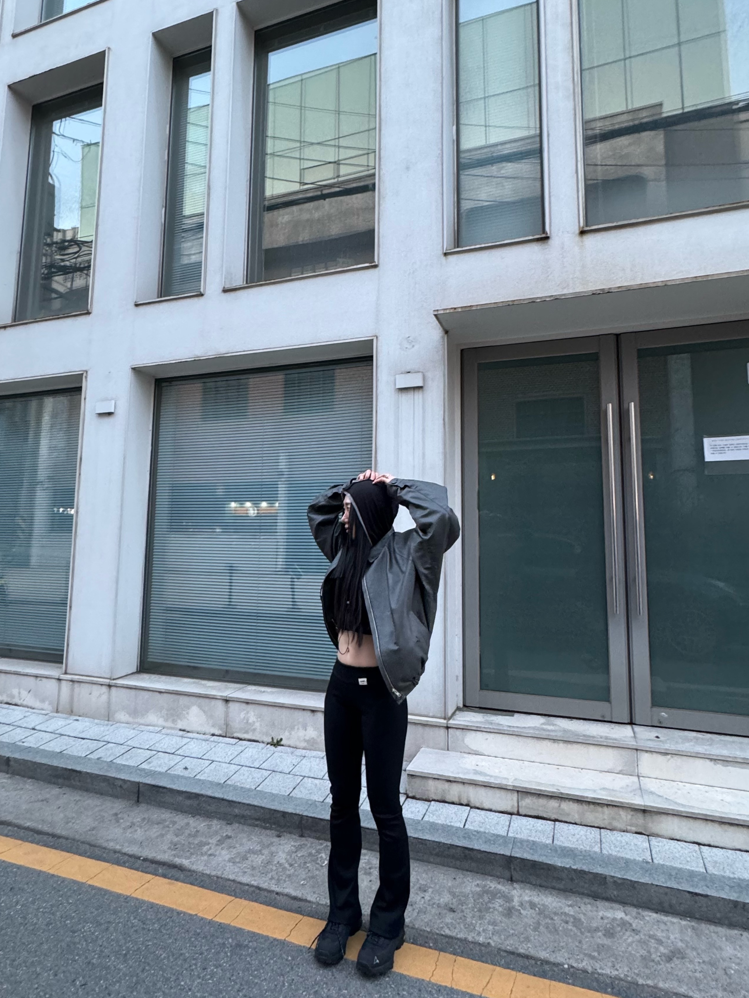 Roa Hiking Katharina Black 착용 스타일 - 1
