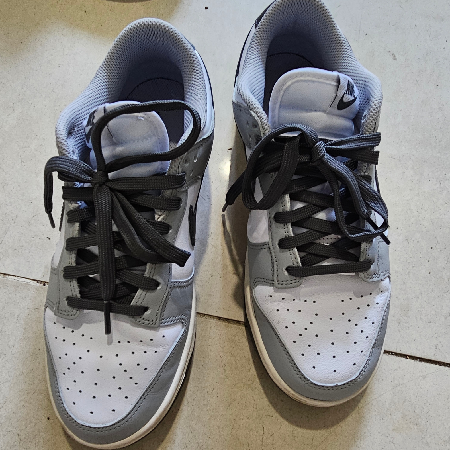 (W) Nike Dunk Low Light Smoke Grey 착용 스타일