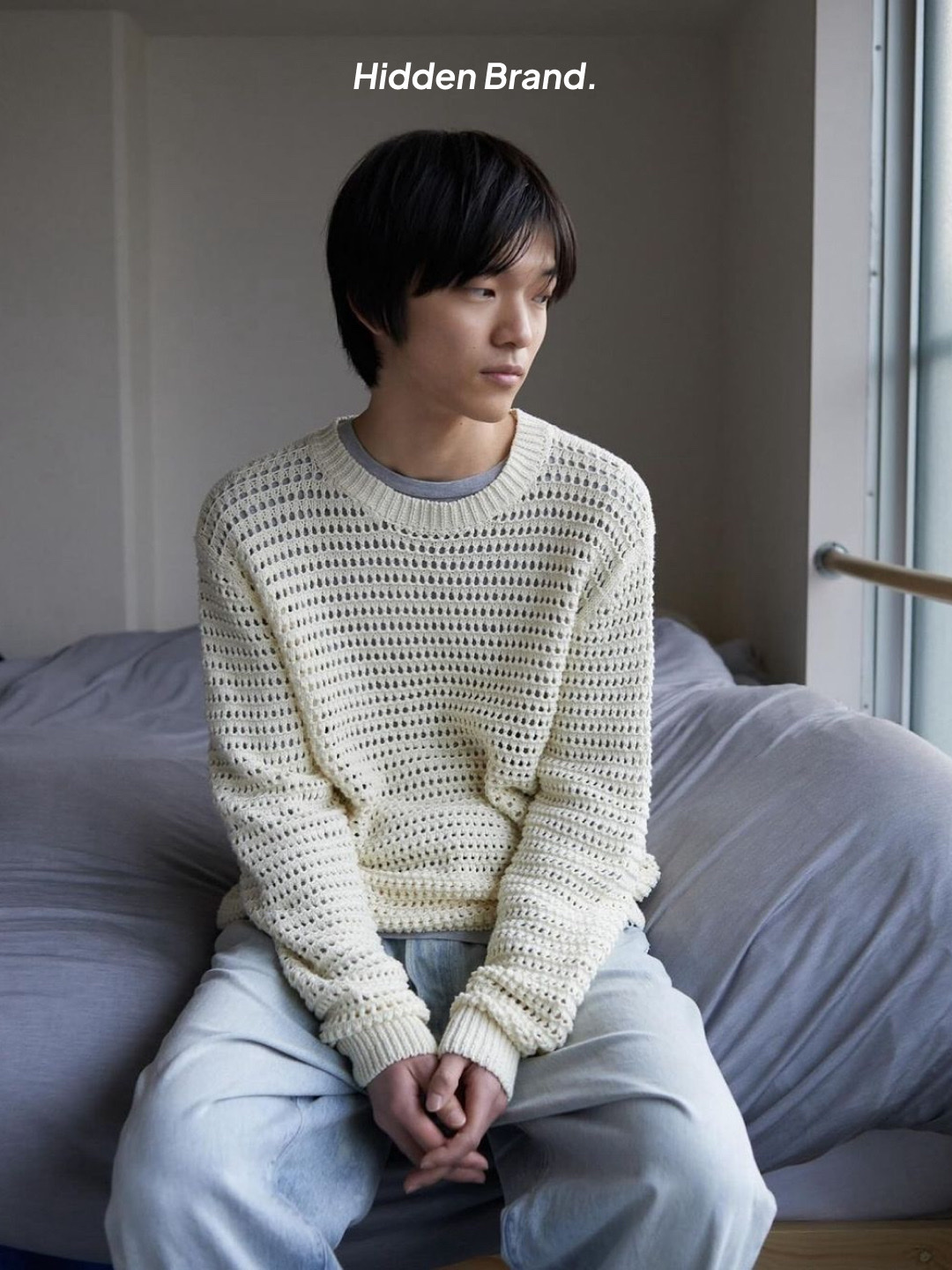 Sage Nation Summer Hatchi Long Sleeve Cream, Sage Nation Box Pleat Trouser Black 착용 스타일 - 4