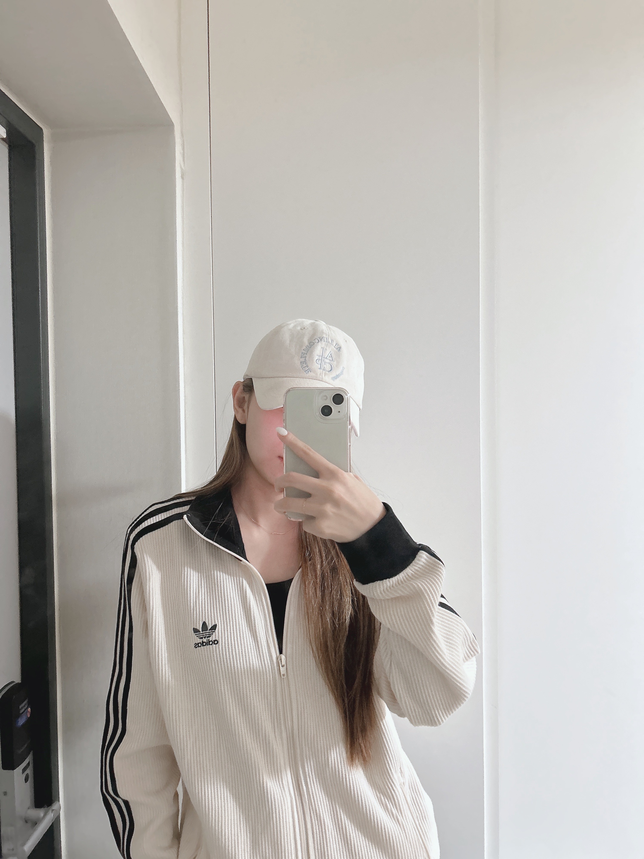 Adidas Adicolor Classic Waffle Beckenbauer Track Jacket Wonder White - US Sizing 착용 스타일