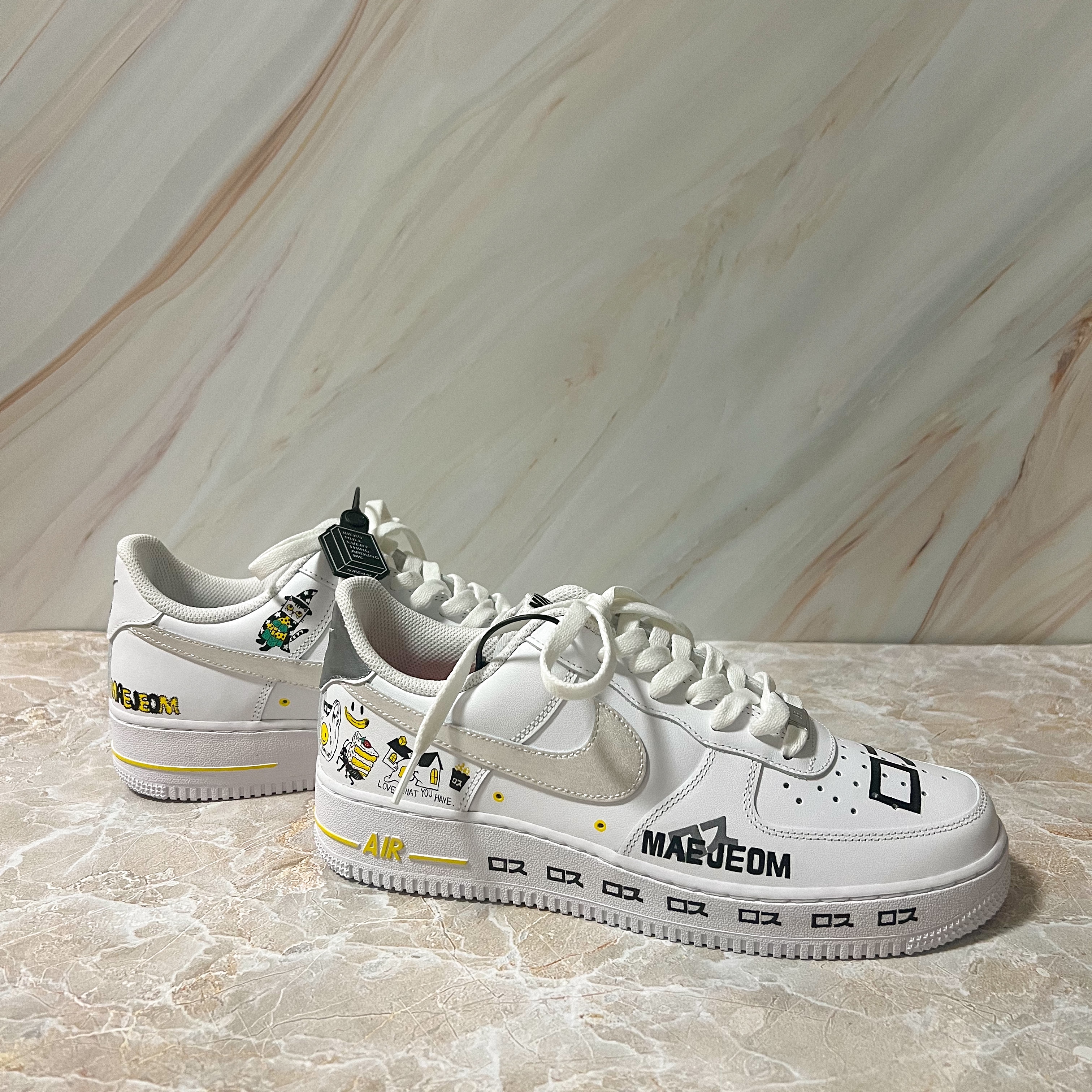 Nike Air Force 1 '07 Low White 착용 스타일 - 2