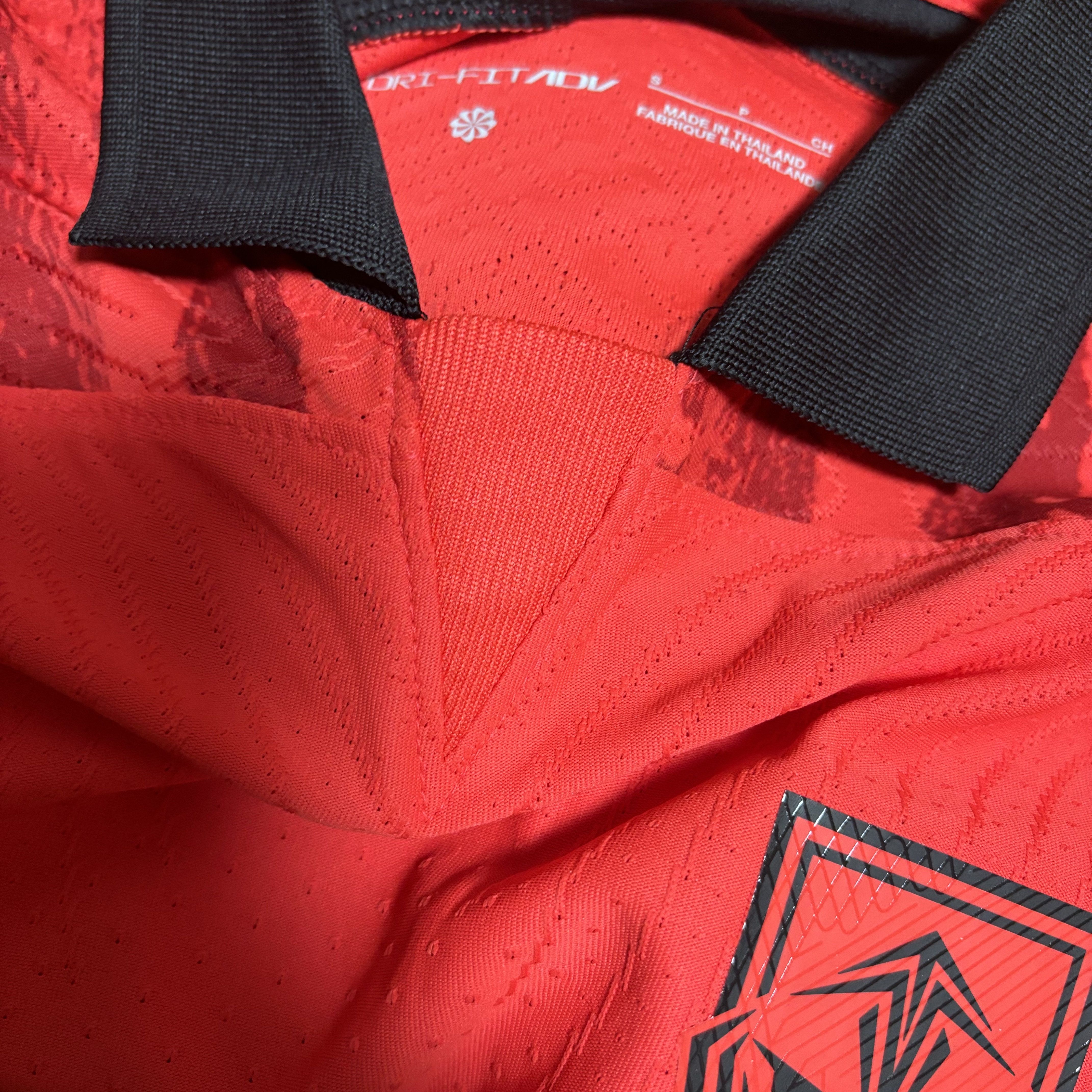 Nike Korea 2022/23 Dri-Fit ADV Player Issue Home SS Jersey Global Red - Asia (Non Marking Ver.) 착용 스타일