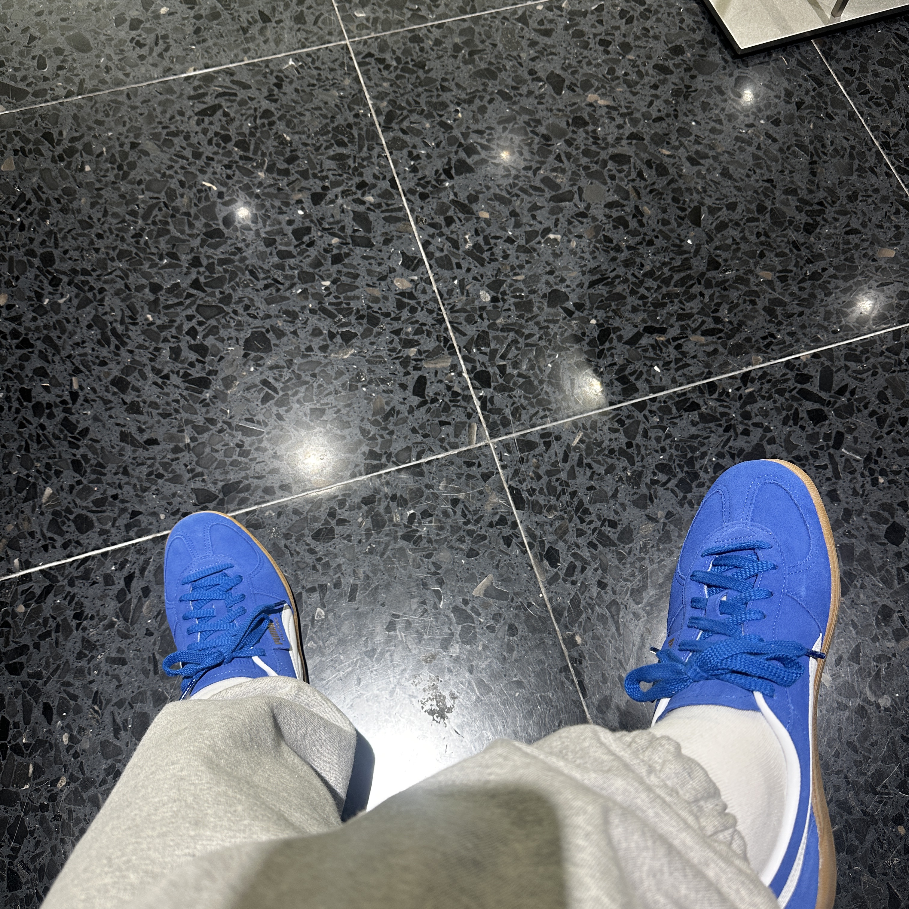 Puma Palermo Cobalt Glaze White 착용 스타일
