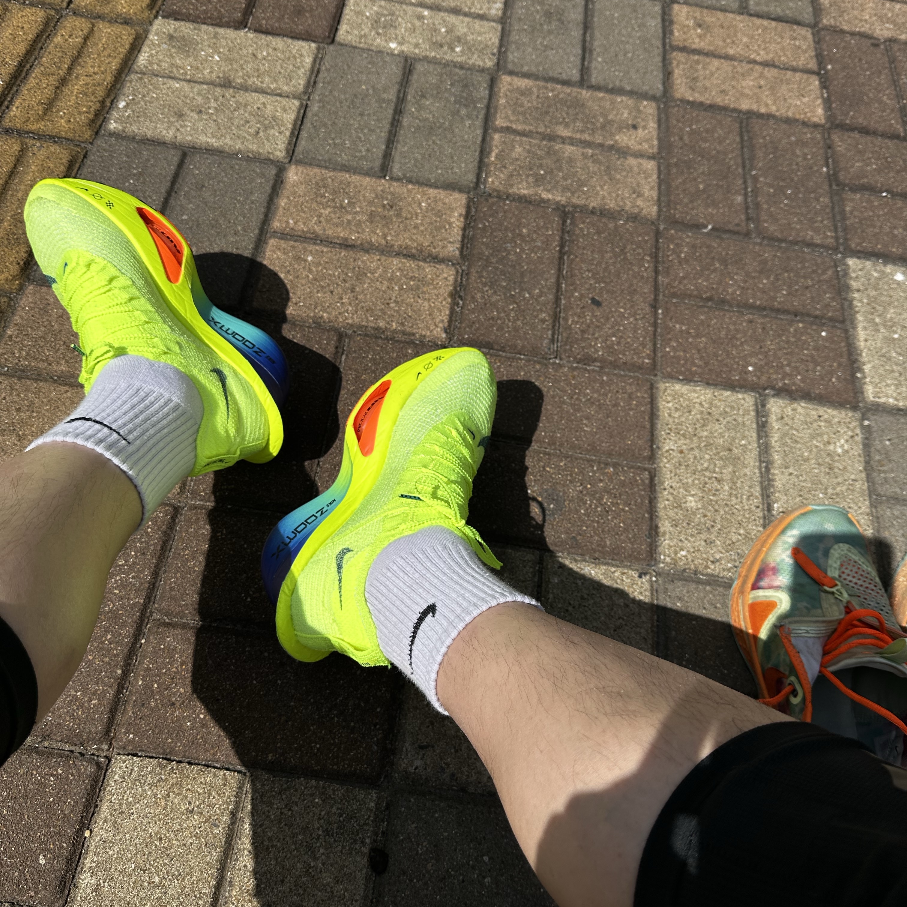Nike Air Zoom Alphafly Next% 3 Volt 착용 스타일