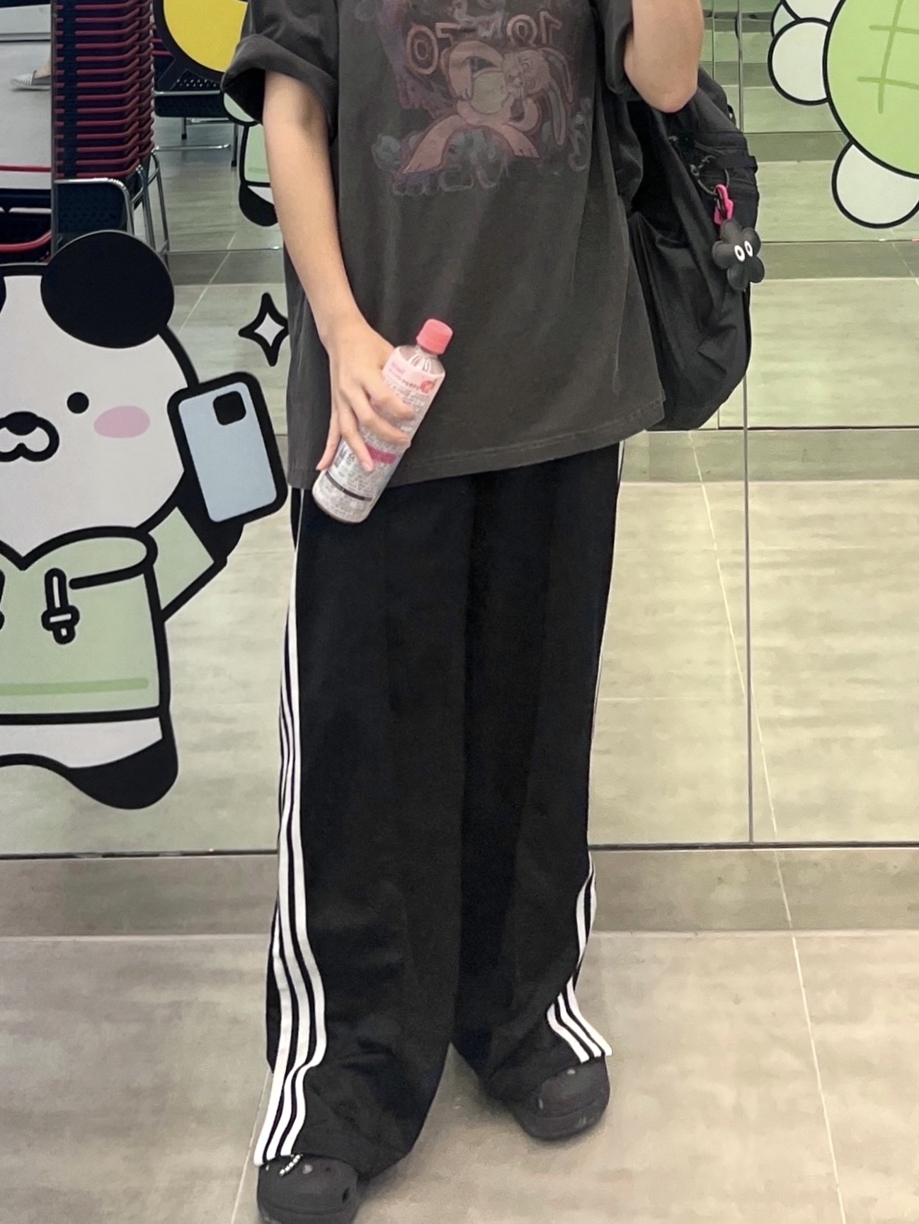 (W) Adidas Originals Firebird Loose Track Pants Black - KR Sizing, Arc'teryx Heliad 15 Backpack Black 착용 스타일 - 1