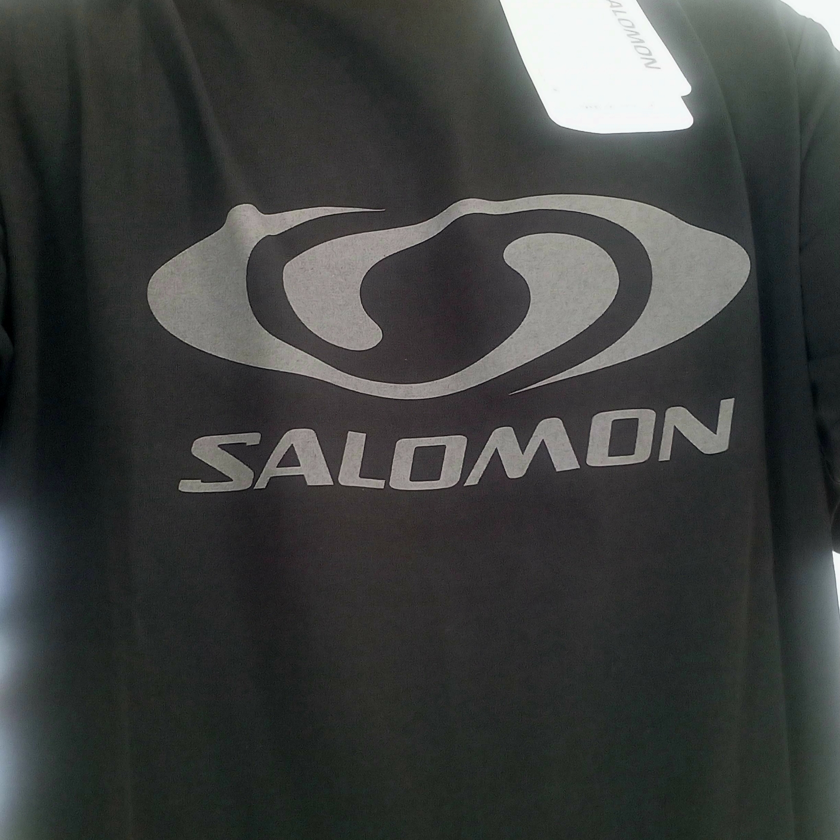 Salomon Link Short Sleeve T-Shirt Black 착용 스타일 - 5