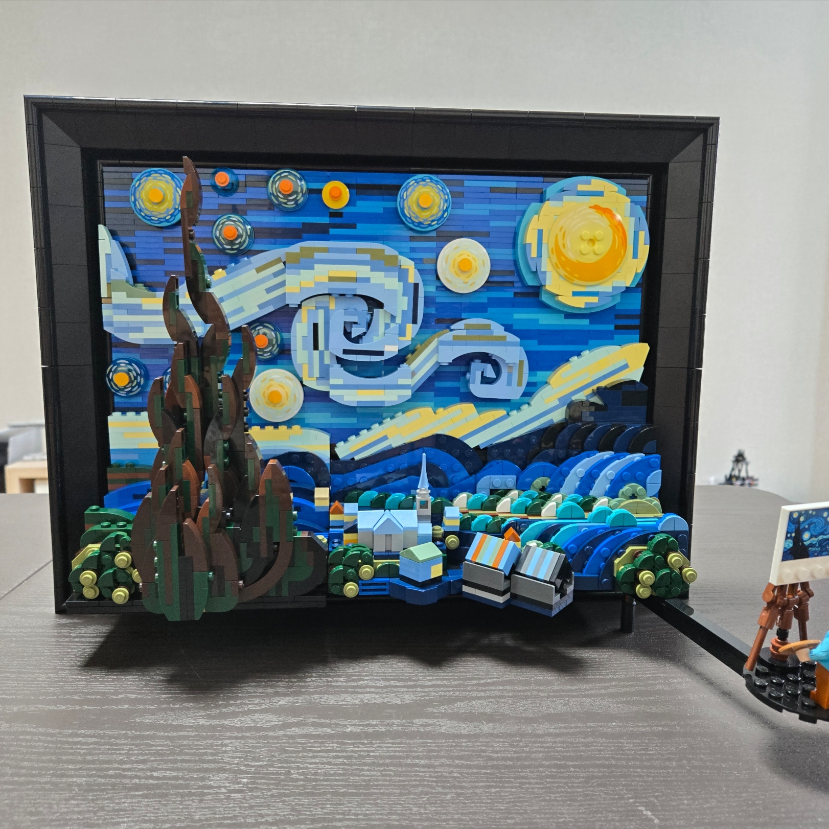 Lego Vincent Van Gogh The Starry Night 착용 스타일 - 2