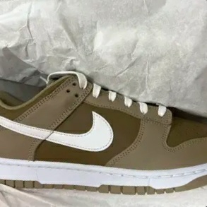 Nike Dunk Low Retro Khaki Hazel Rush 착용 스타일