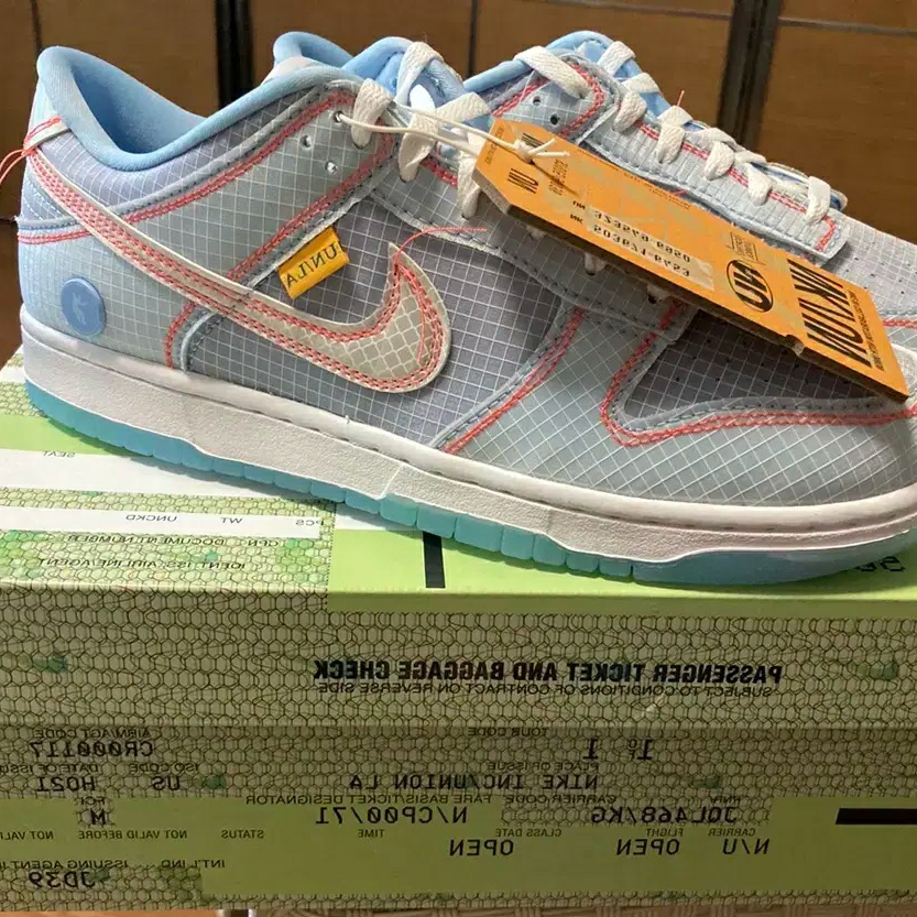 Nike x Union Dunk Low Passport Pack Argon 착용 스타일