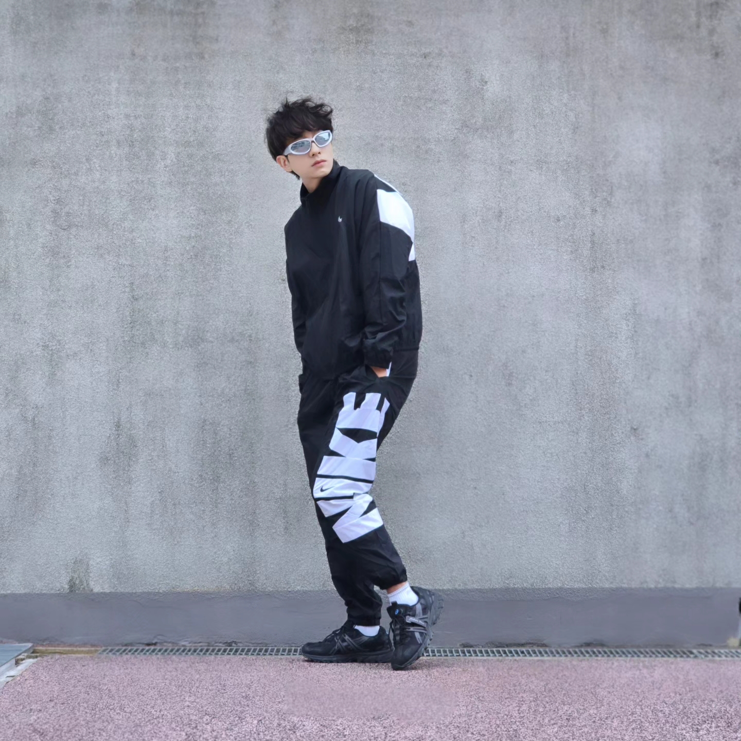 Nike Starting Five Jacket Black - Asia, Nike Starting Five Jacket Black - US/EU 착용 스타일 - 5