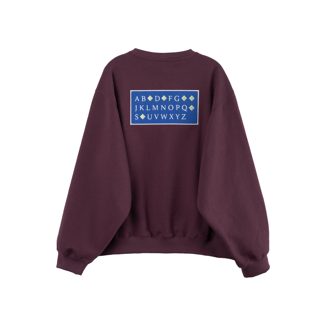 Heretic Alphabet Sweatshirt Wine 상세 이미지 2