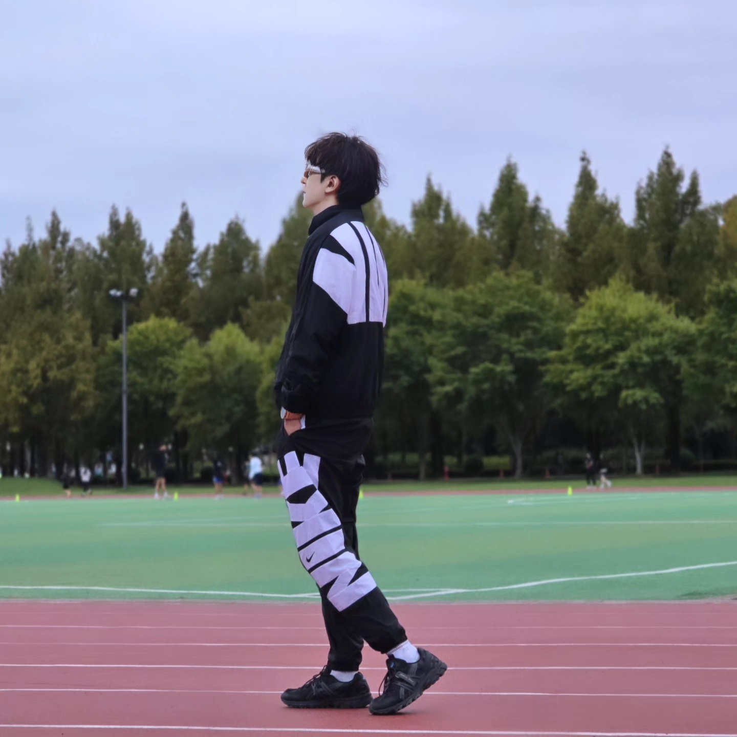 Nike Starting Five Jacket Black - Asia, Nike Starting Five Jacket Black - US/EU 착용 스타일 - 4