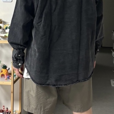 Supreme Small Box Shirt Washed Black - 24SS, Supreme Cordura Ripstop S Logo 6-Panel Black - 23SS 착용 스타일 - 2