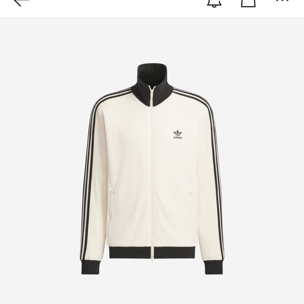 Adidas Waffle Beckenbauer Track Top Wonder White - KR Sizing 착용 스타일