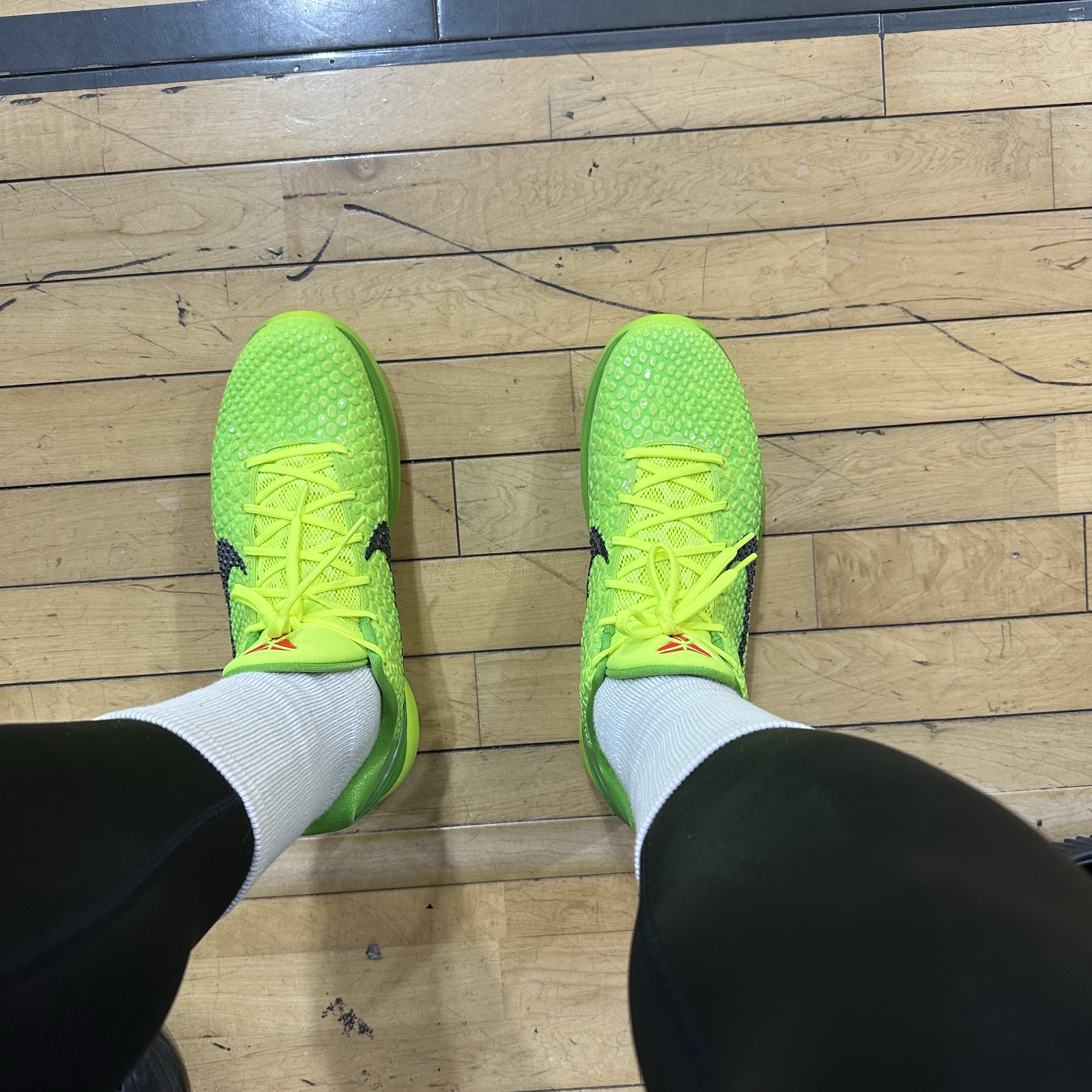 Nike Kobe 6 Protro Green Apple 착용 스타일