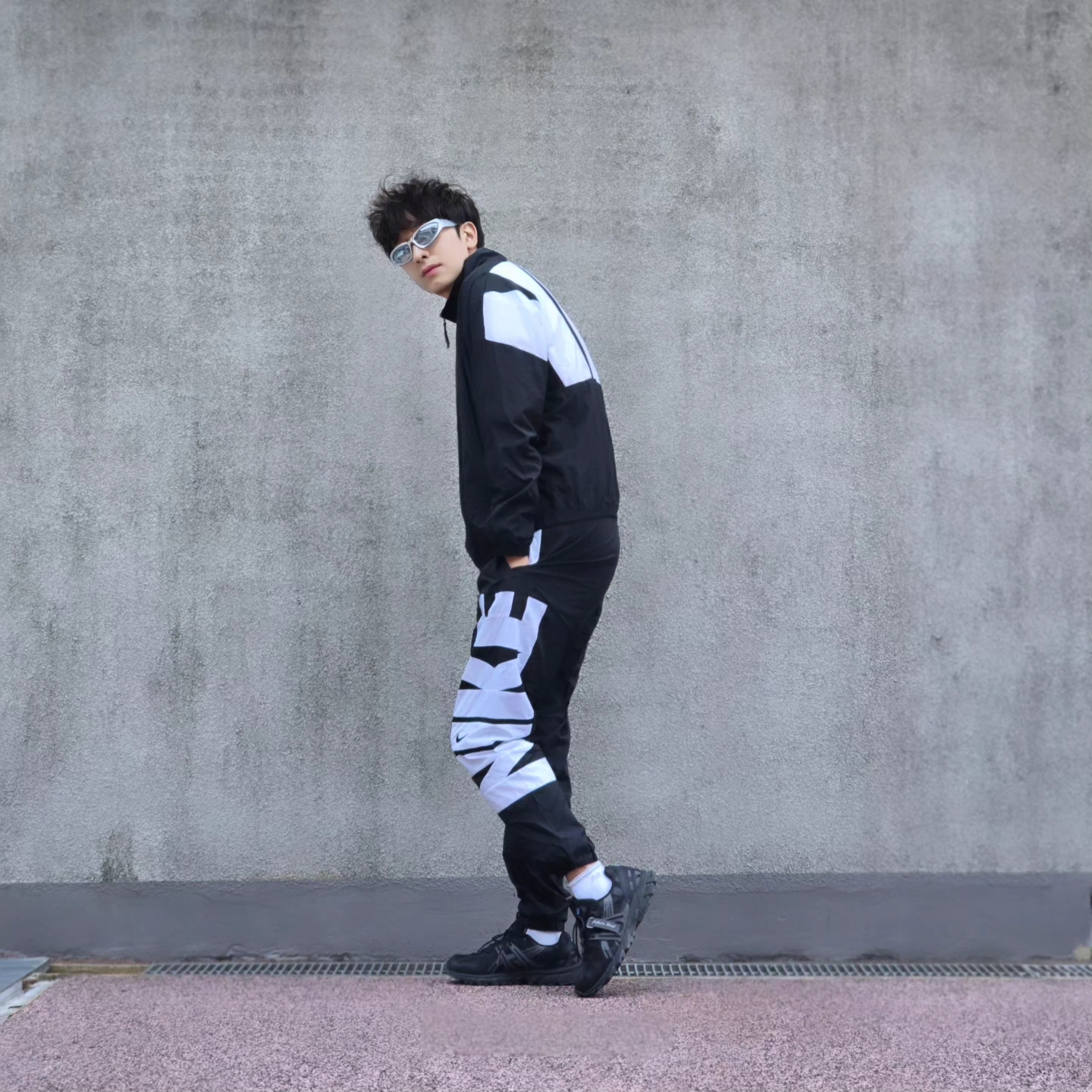 Nike Starting Five Jacket Black - Asia, Nike Starting Five Jacket Black - US/EU 착용 스타일 - 9