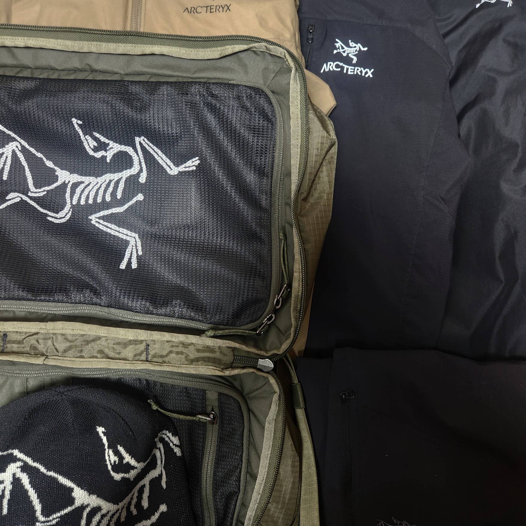 Arc'teryx Squamish Hoody Black, Arc'teryx Solano Hoody Black 착용 스타일