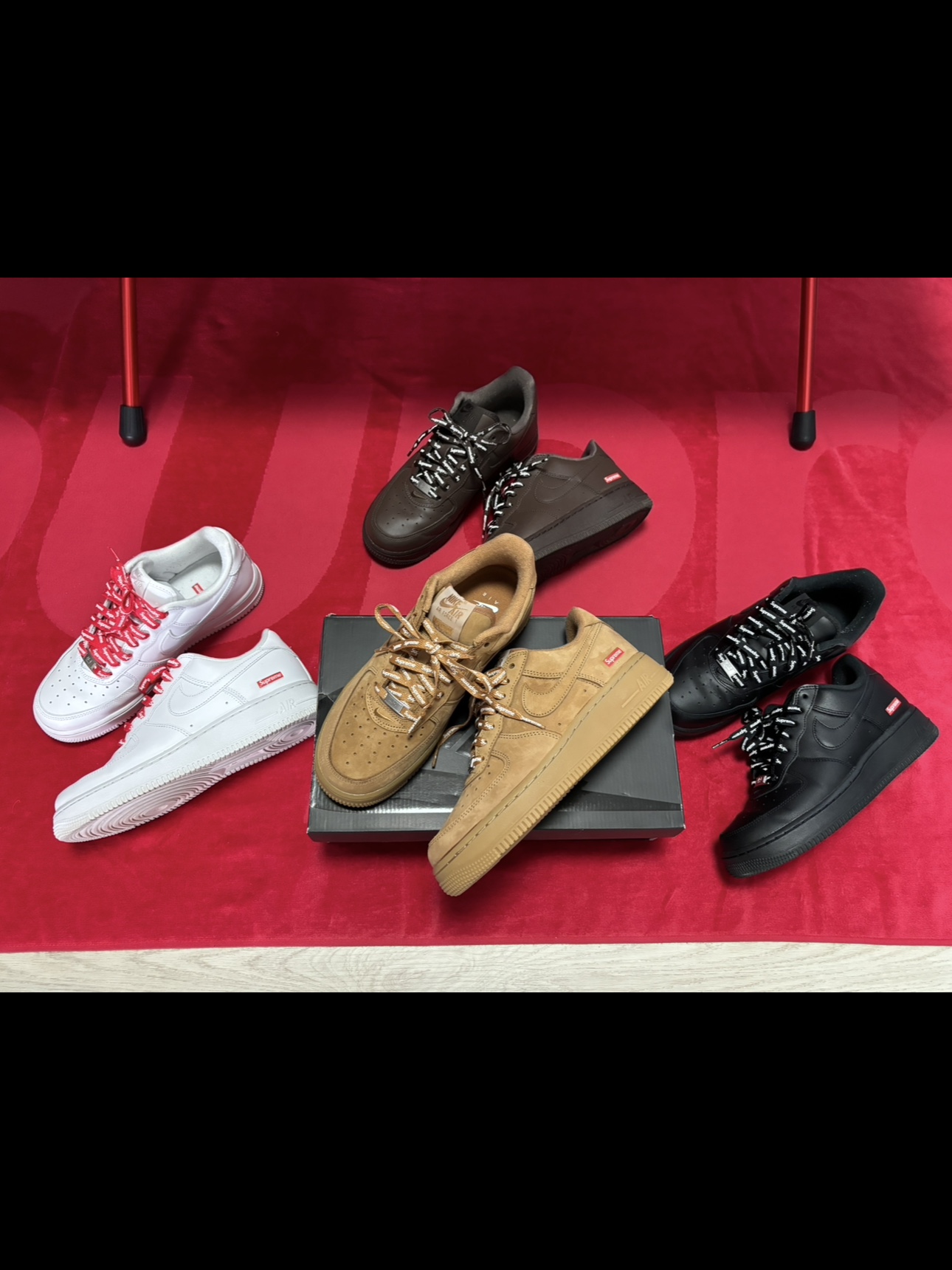 Nike x Supreme Air Force 1 Low Flax 착용 스타일 - 2