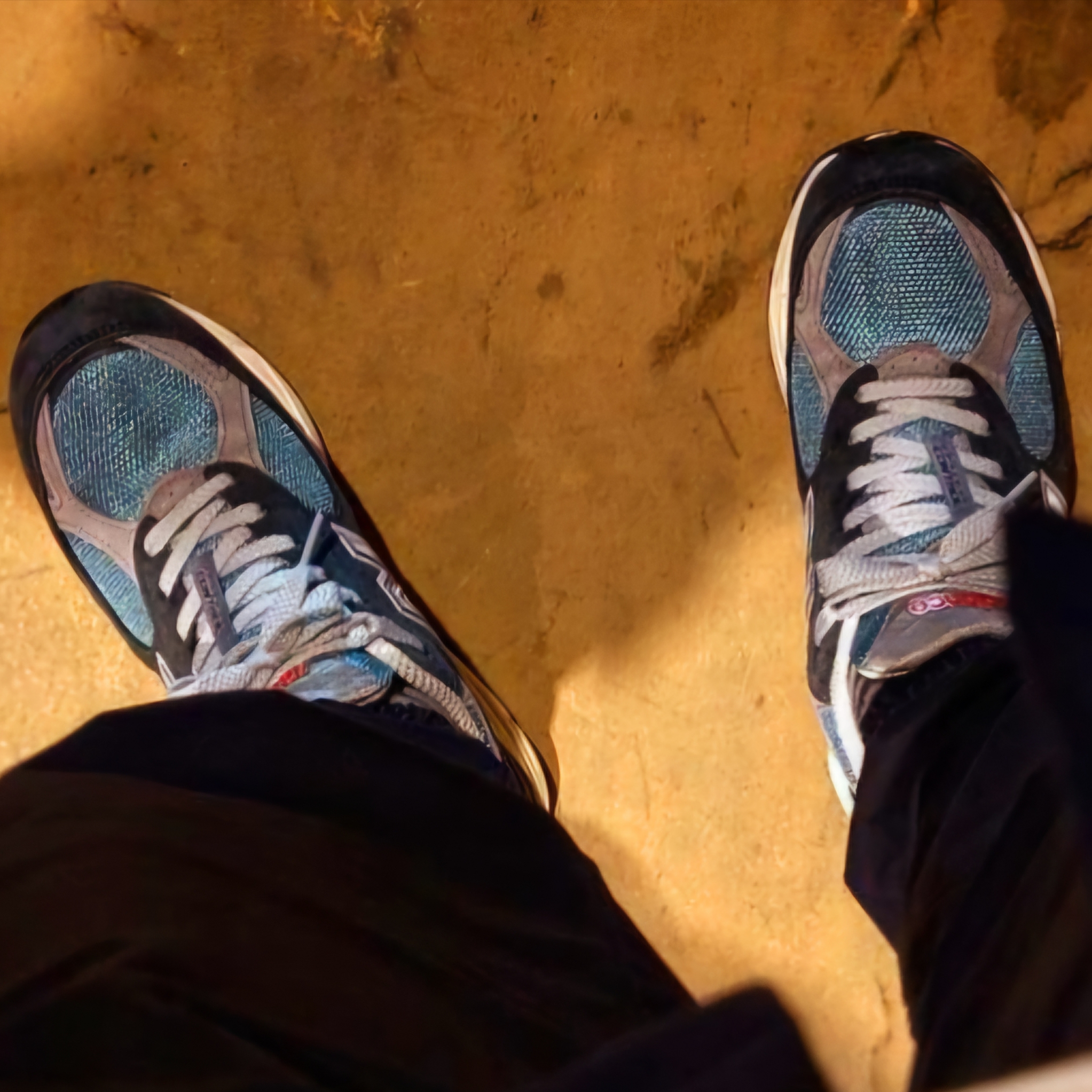 New Balance 990v3 Made in USA Navy Spring Tide 착용 스타일