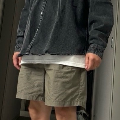 Supreme Small Box Shirt Washed Black - 24SS, Supreme Cordura Ripstop S Logo 6-Panel Black - 23SS 착용 스타일 - 1