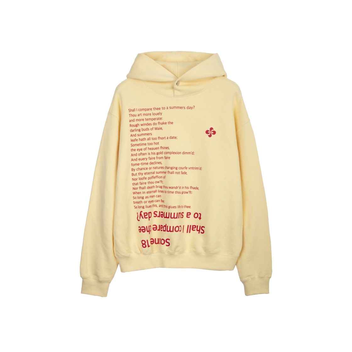 Heretic Sonnet 18 Hoodie Butter 상세 이미지 1