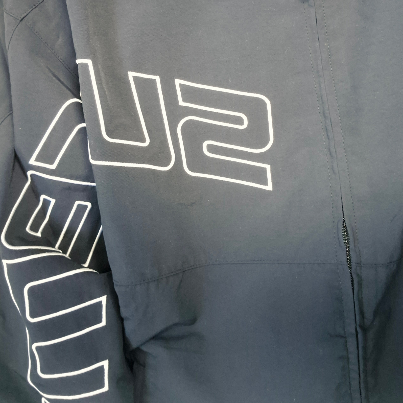 Supreme Curve Track Jacket Black - 24SS 착용 스타일 - 4