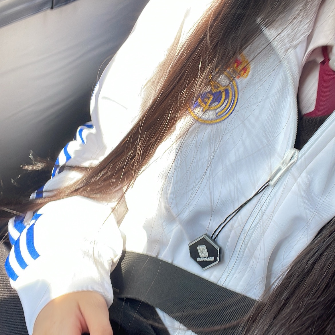 Adidas Real Madrid DNA Track Top White - US Sizing 착용 스타일