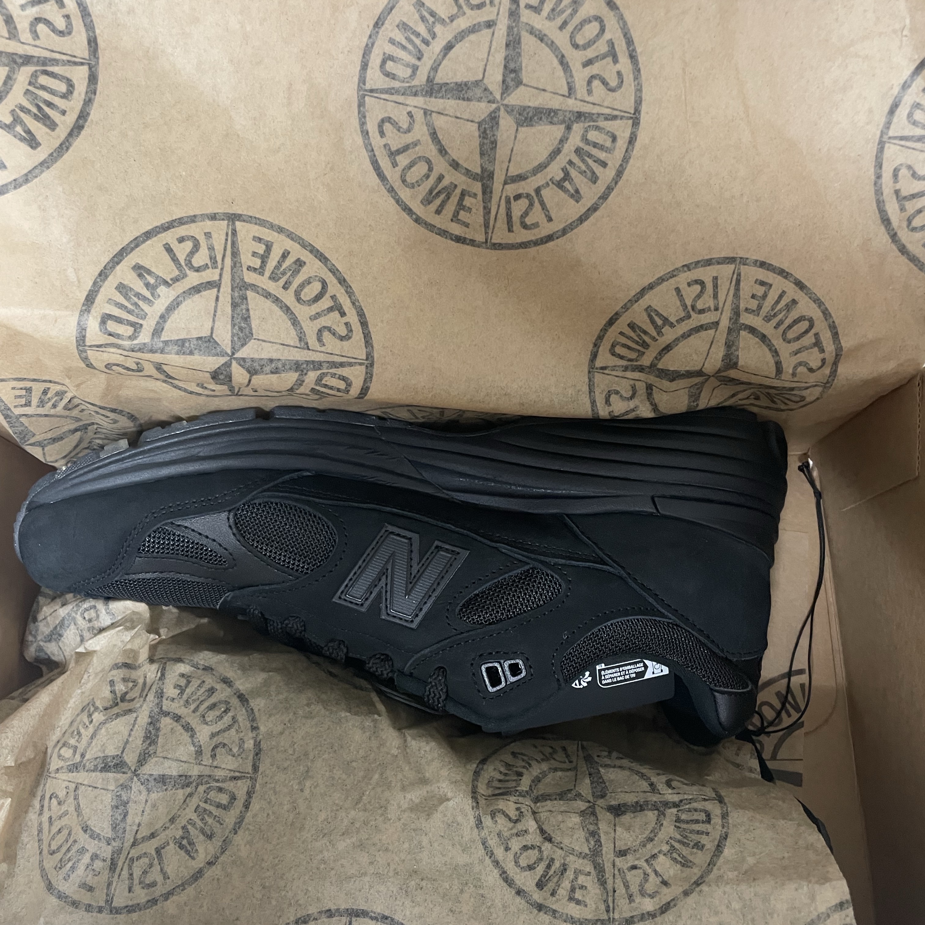 New Balance x Stone Island 991v2 Made in UK Black 착용 스타일