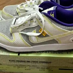 Nike x Union Dunk Low Passport Pack Court Purple White 착용 스타일